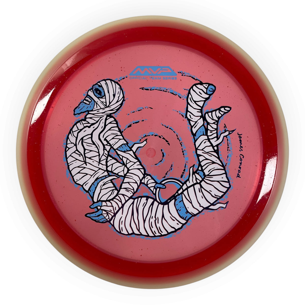 MVP Disc Sports Trail | Eclipse Rim Particle Proton | Red/Silver/Blue 167g (James Conrad) Disc Golf