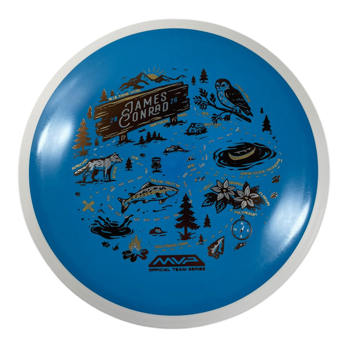 MVP Disc Sports Trail | Fission | Blue/Brown 147-169g (Special Edition) Disc Golf