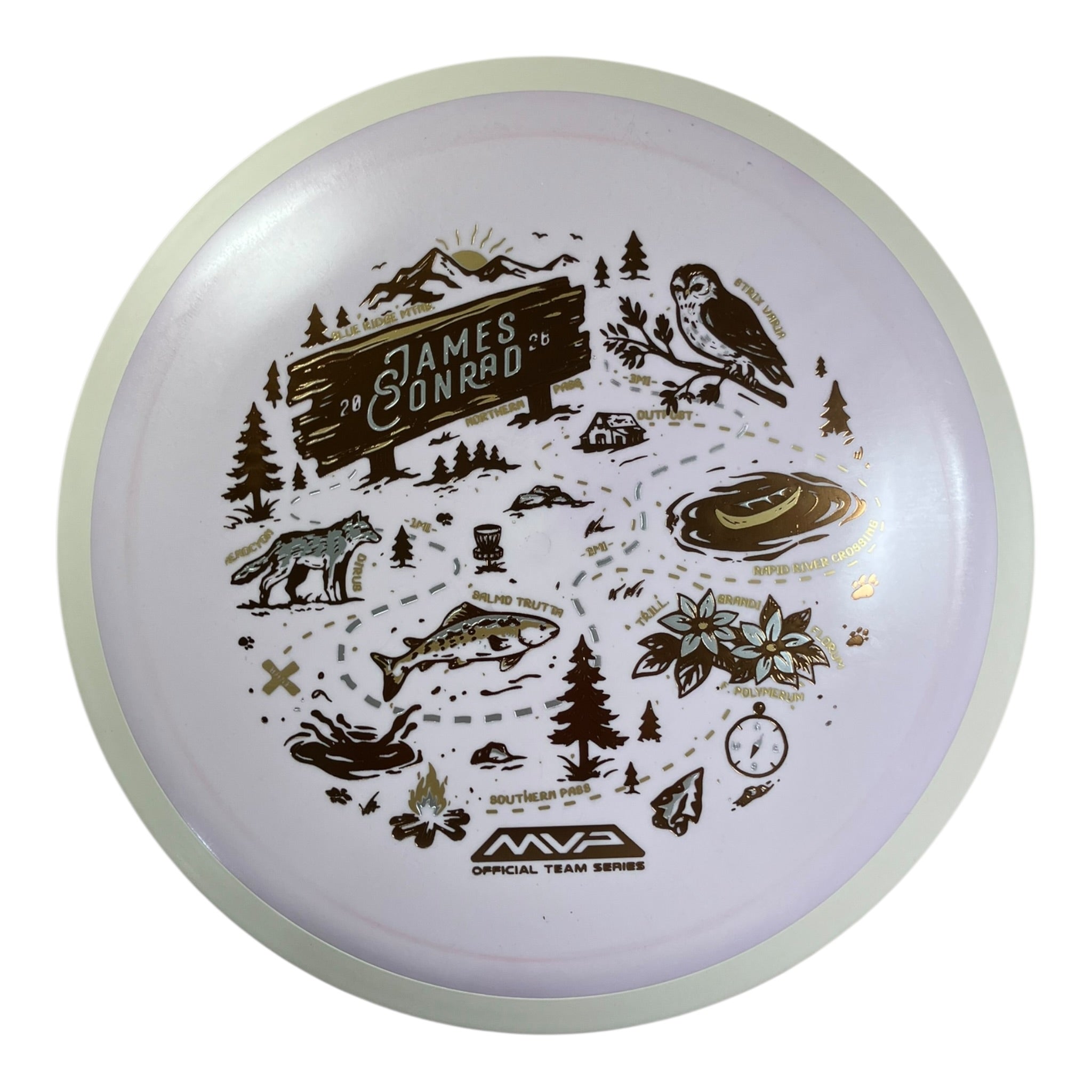 MVP Disc Sports Trail | Fission | Lilac/Brown 156-161g (Special Edition) Disc Golf