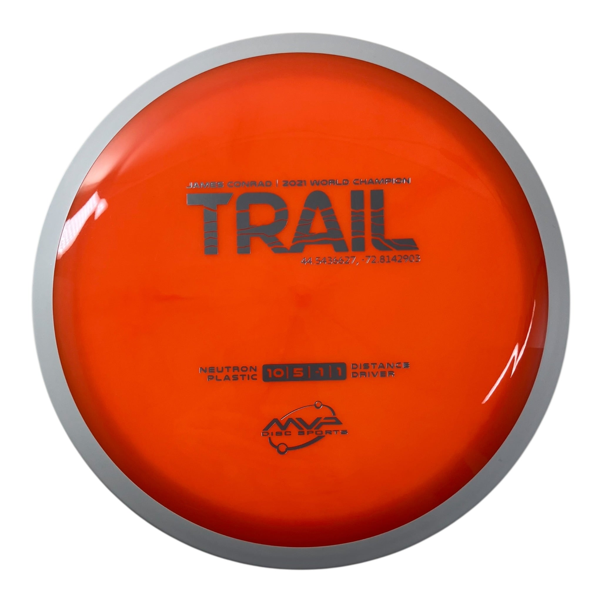 MVP Disc Sports Trail | Neutron | Orange/White 168-174g (Project Lab Coat) Disc Golf