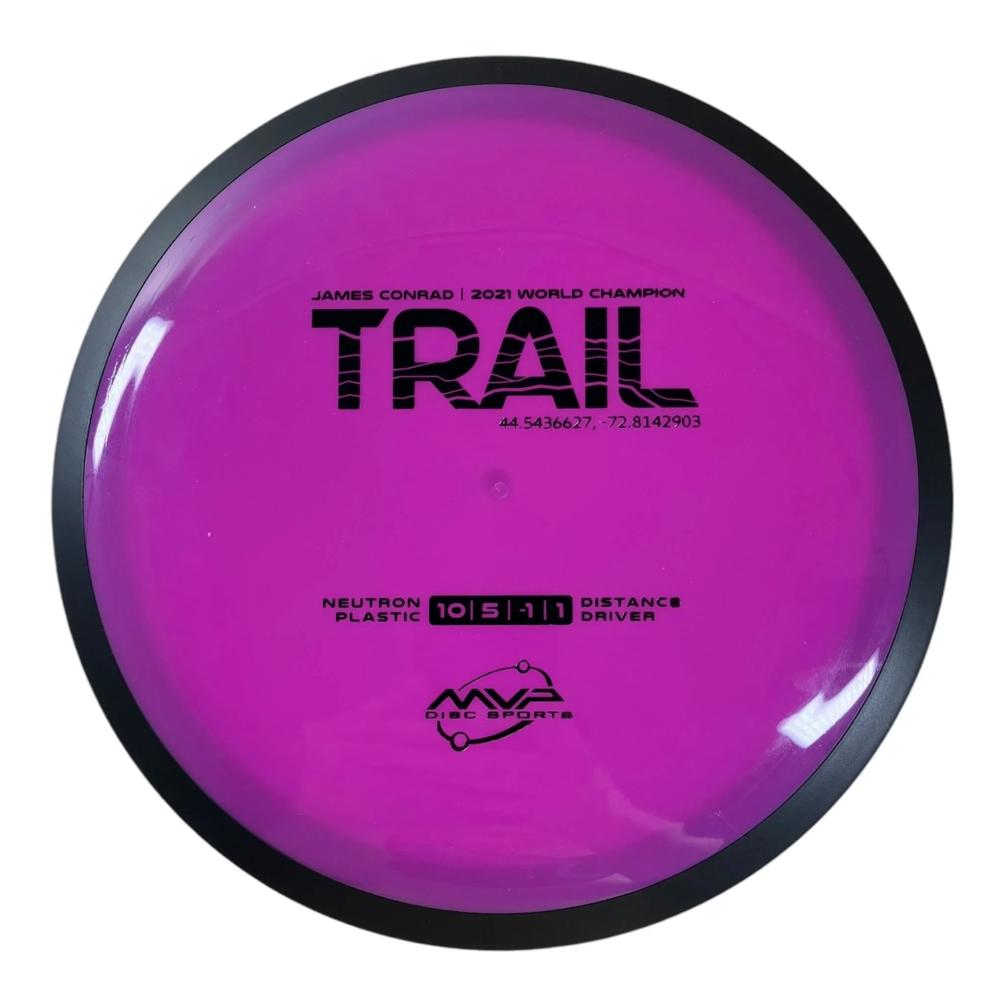 MVP Disc Sports Trail | Neutron | Purple/Black 172g Disc Golf