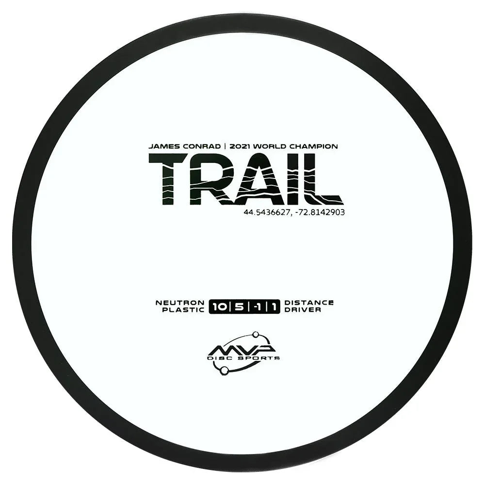 MVP Disc Sports Trail | Neutron | White/Black 167g Disc Golf