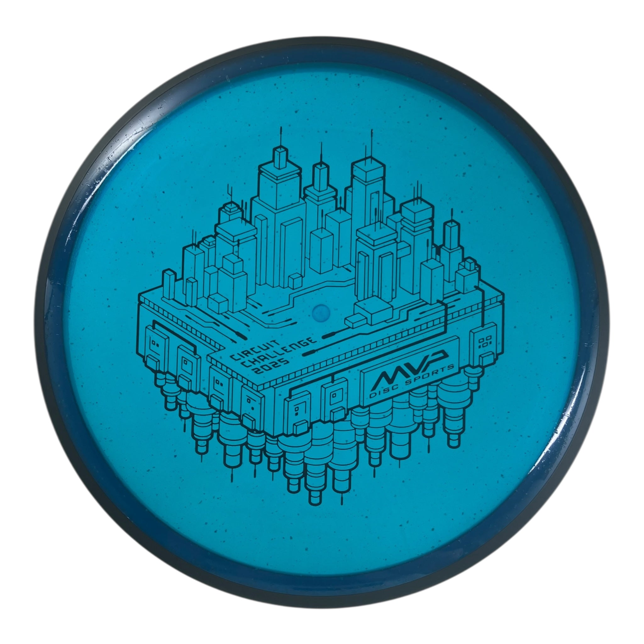 MVP Disc Sports Uplink | Particle Glow Proton | Blue/Black 177-178g (MVP Circuit Challenge) Disc Golf