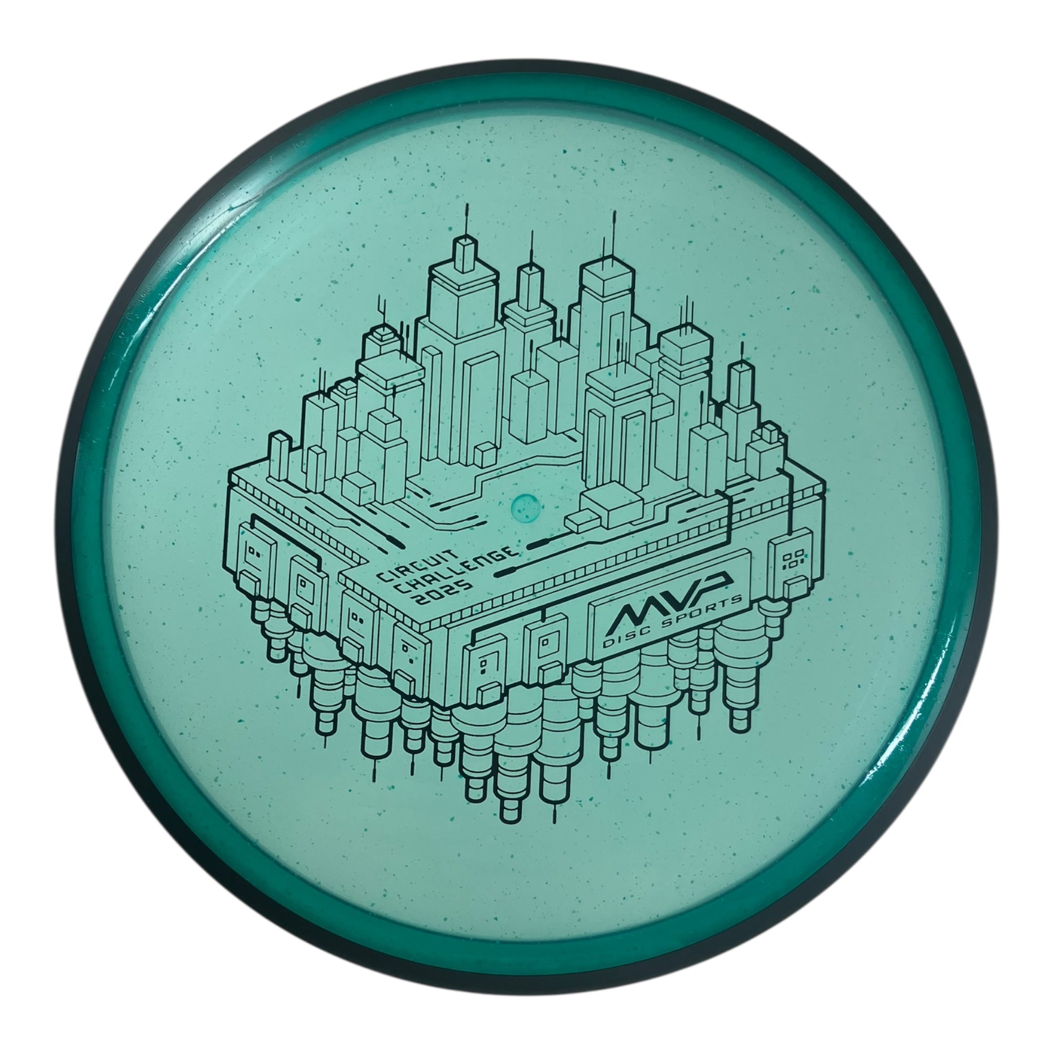 MVP Disc Sports Uplink | Particle Glow Proton | Teal/Black 177-178g (MVP Circuit Challenge) Disc Golf