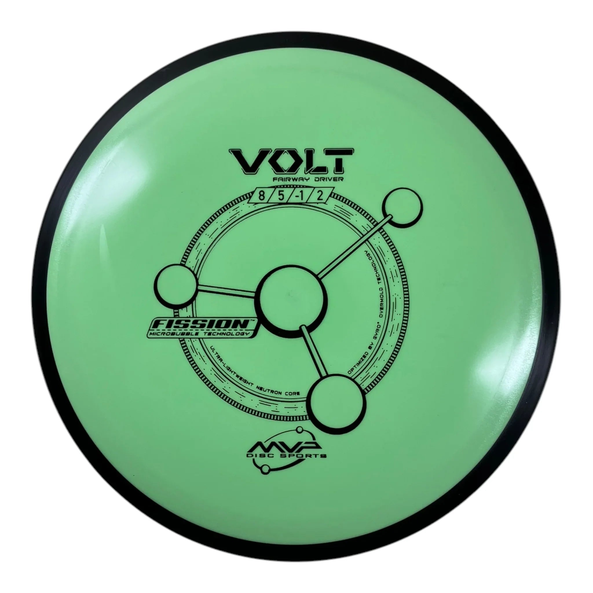 MVP Disc Sports Volt | Fission | Green/Black 167g Disc Golf