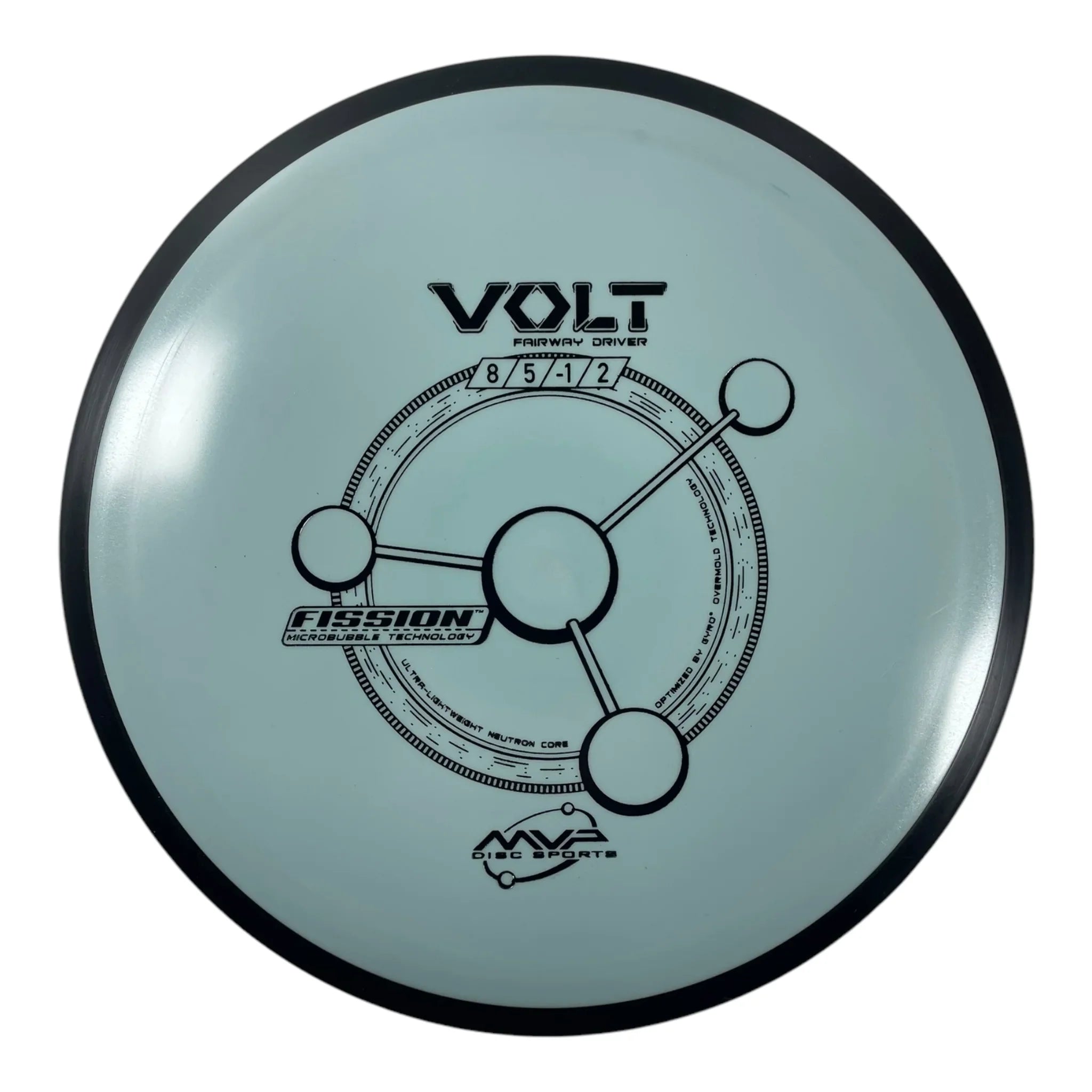 MVP Disc Sports Volt | Fission | Grey/Black 164g Disc Golf