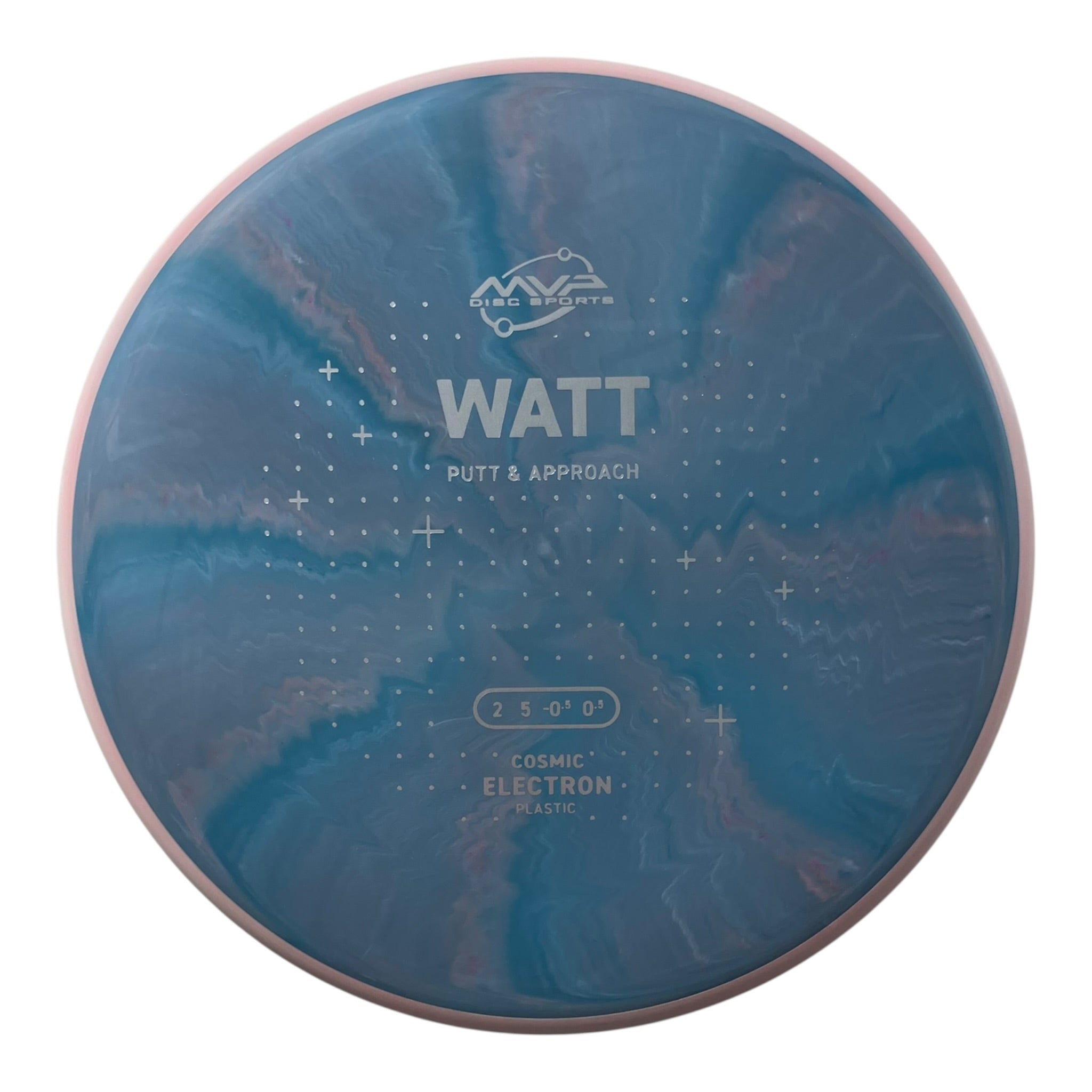 MVP Disc Sports Watt | Cosmic Electron | Blue/White 167-172g (Project Lab Coat) Disc Golf