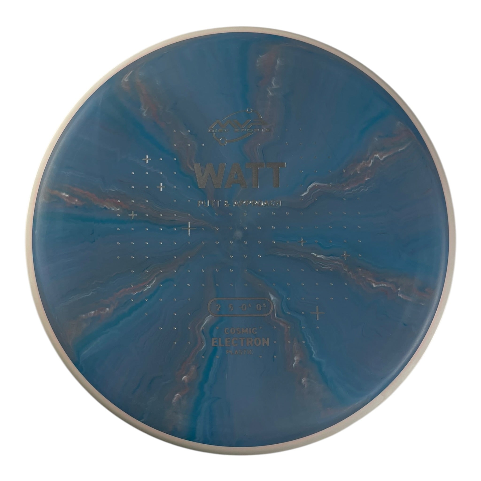 MVP Disc Sports Watt | Cosmic Electron | Blue/White 172g (Project Lab Coat) Disc Golf