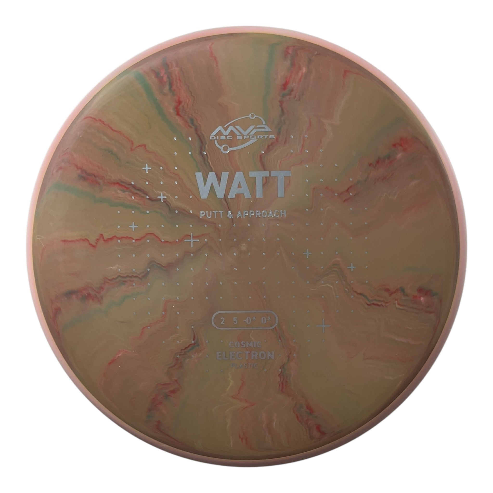 MVP Disc Sports Watt | Cosmic Electron | Brown/White 167g (Project Lab Coat) Disc Golf