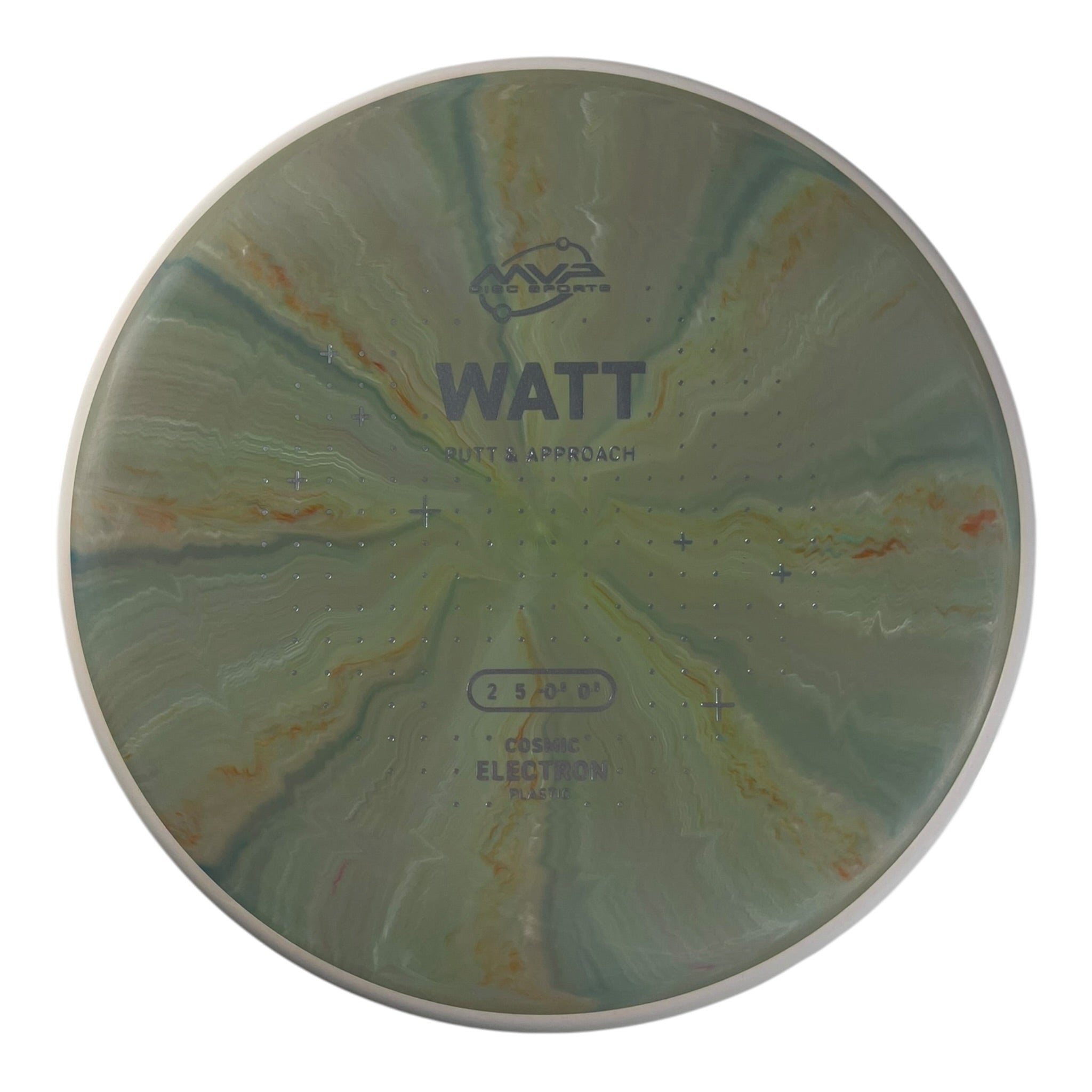 MVP Disc Sports Watt | Cosmic Electron | Brown/White 167g (Project Lab Coat) Disc Golf