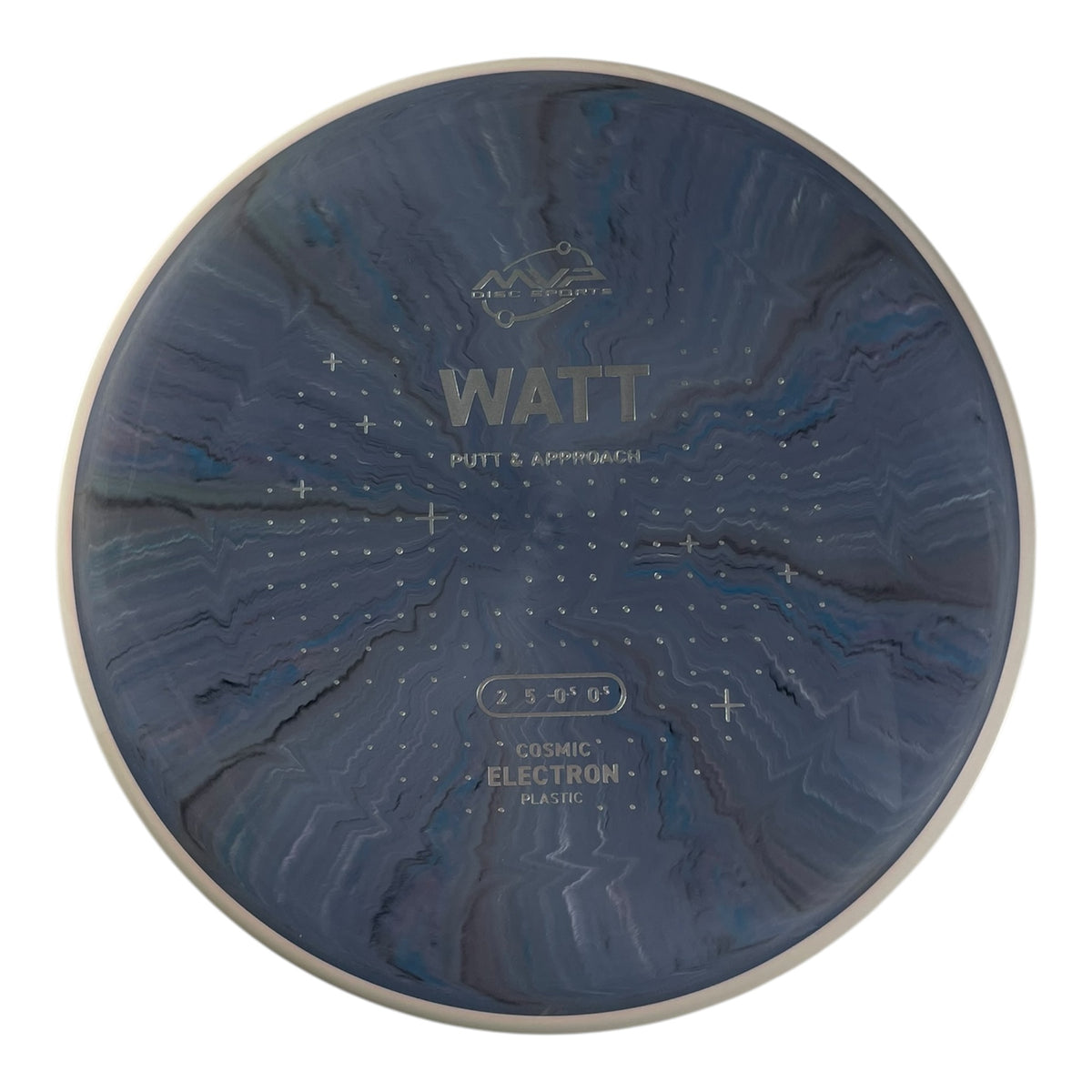 MVP Disc Sports Watt | Cosmic Electron | Grey/White 173g (Project Lab Coat) Disc Golf