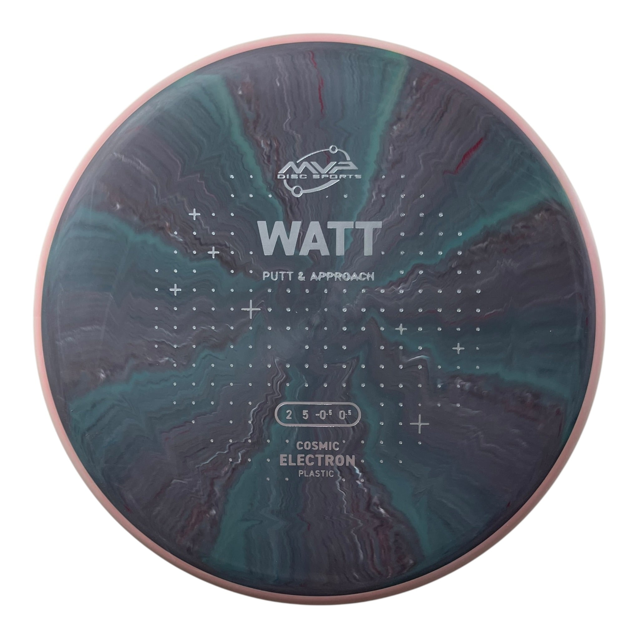 MVP Disc Sports Watt | Cosmic Electron | Grey/White 174g (Project Lab Coat) Disc Golf