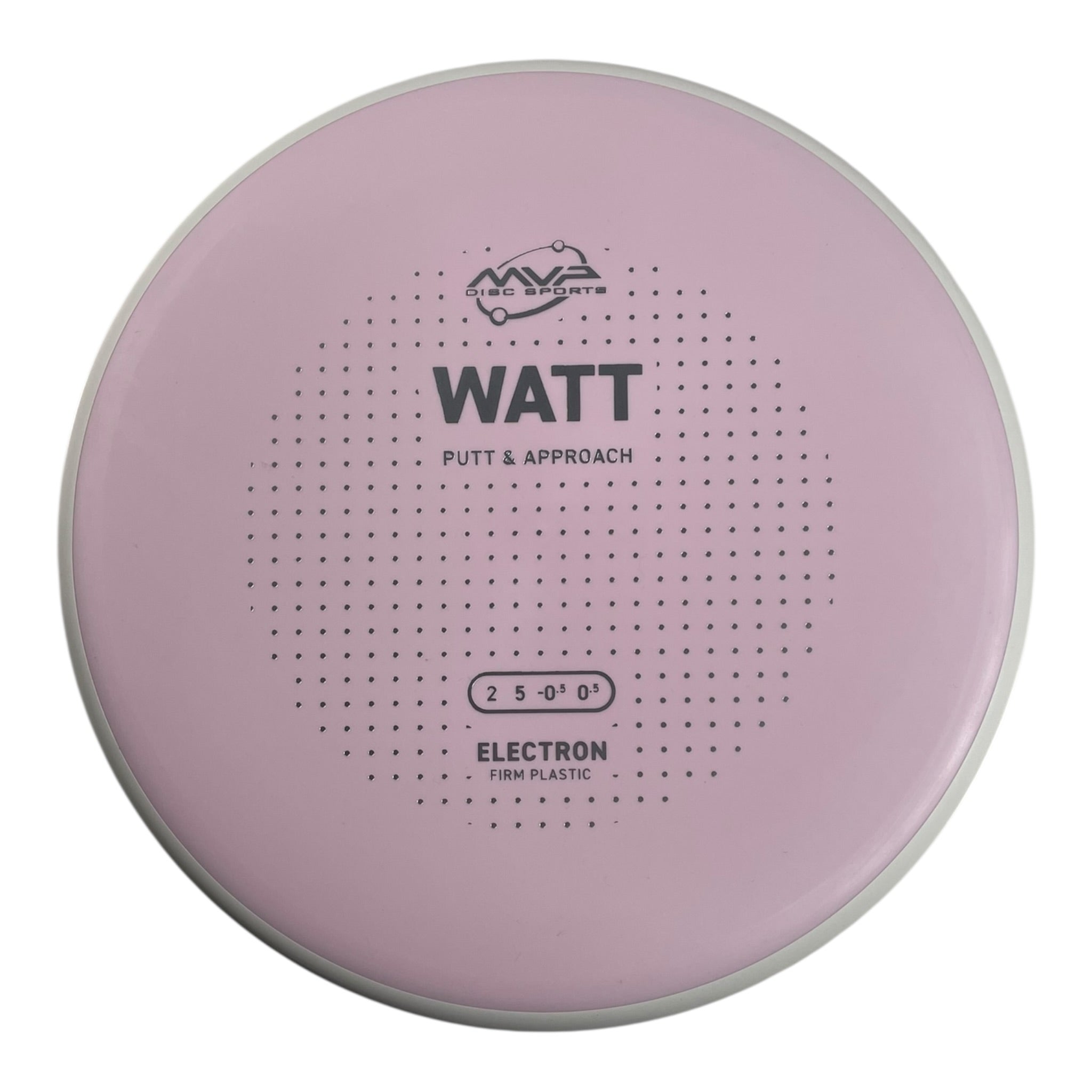 MVP Disc Sports Watt | Electron Firm | Pink/White 166-175g (Project Lab Coat) Disc Golf