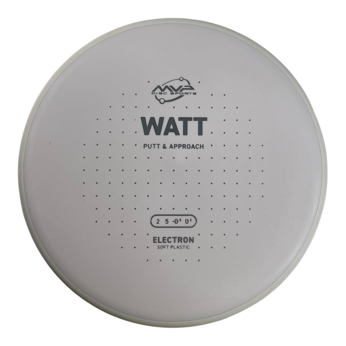 MVP Disc Sports Watt | Electron Soft | White/White 168-170g (Project Lab Coat) Disc Golf
