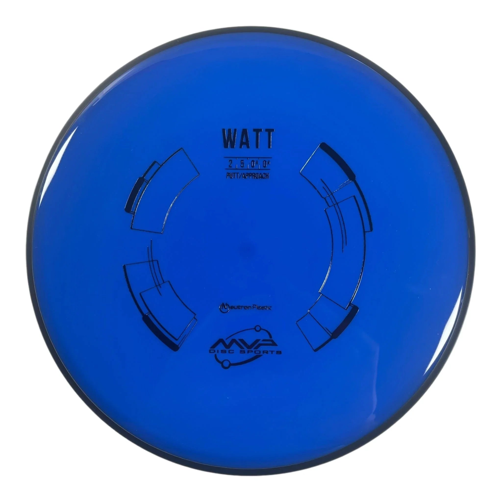 MVP Disc Sports Watt | Neutron | Blue/Black 173g Disc Golf