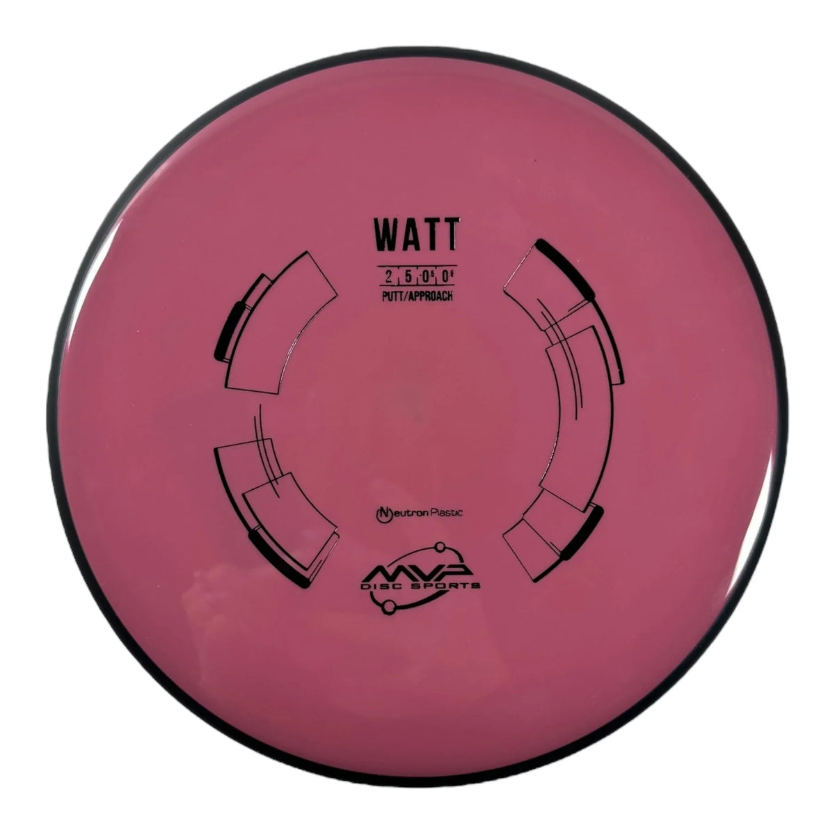 MVP Disc Sports Watt | Neutron | Pink/Black 173g Disc Golf