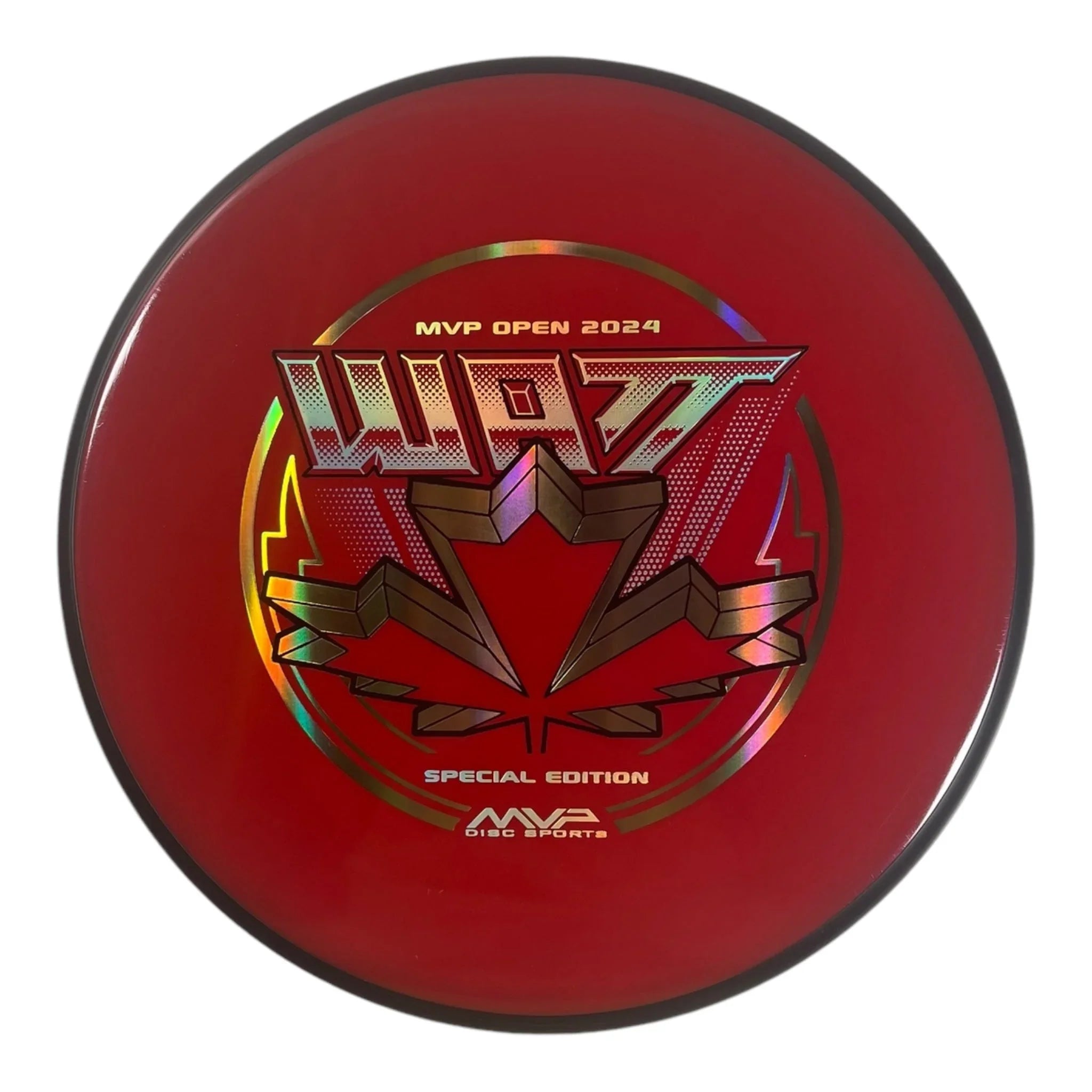 MVP Disc Sports Watt | Plasma Soft | Red/Gold 170 - 171g (MVP Open) Disc Golf