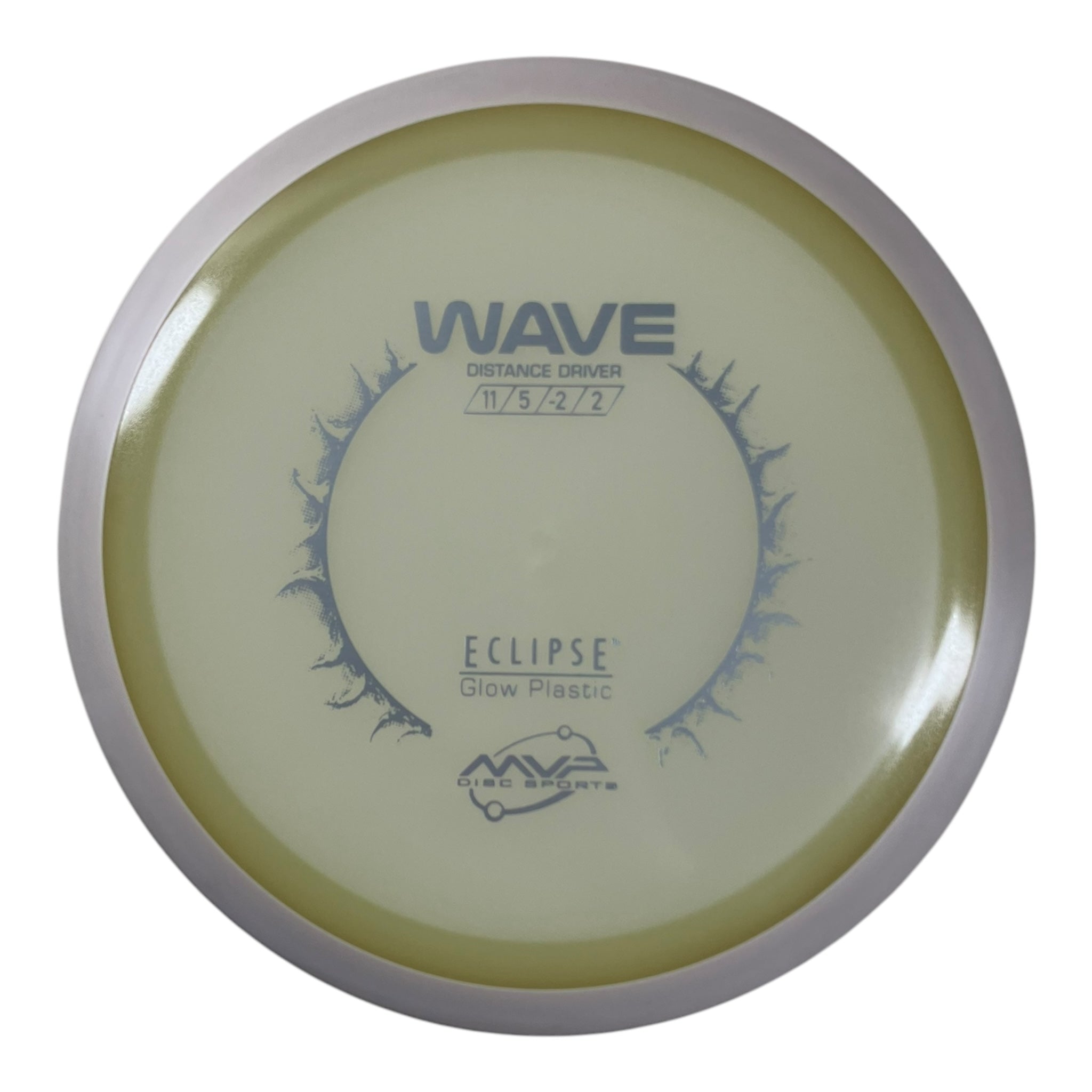 MVP Disc Sports Wave | Eclipse | Glow/White 174-175g Disc Golf