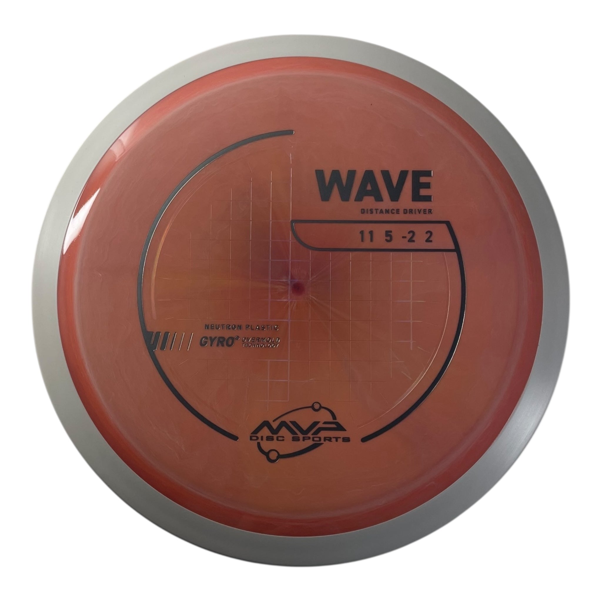 MVP Disc Sports Wave | Neutron | Pink/White 174g (Project Lab Coat) Disc Golf