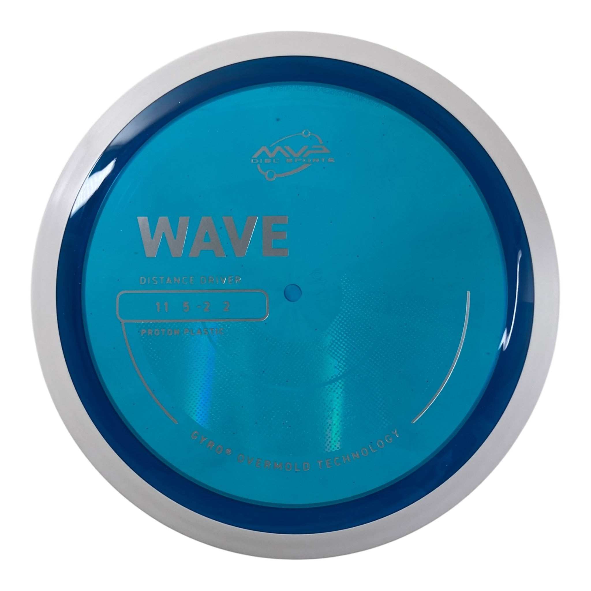 MVP Disc Sports Wave | Proton | Blue/White 164-171g (Project Lab Coat) Disc Golf