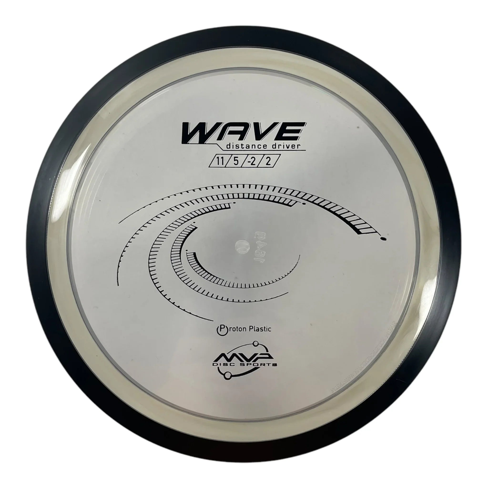 MVP Disc Sports Wave | Proton | Clear/Black 164g Disc Golf