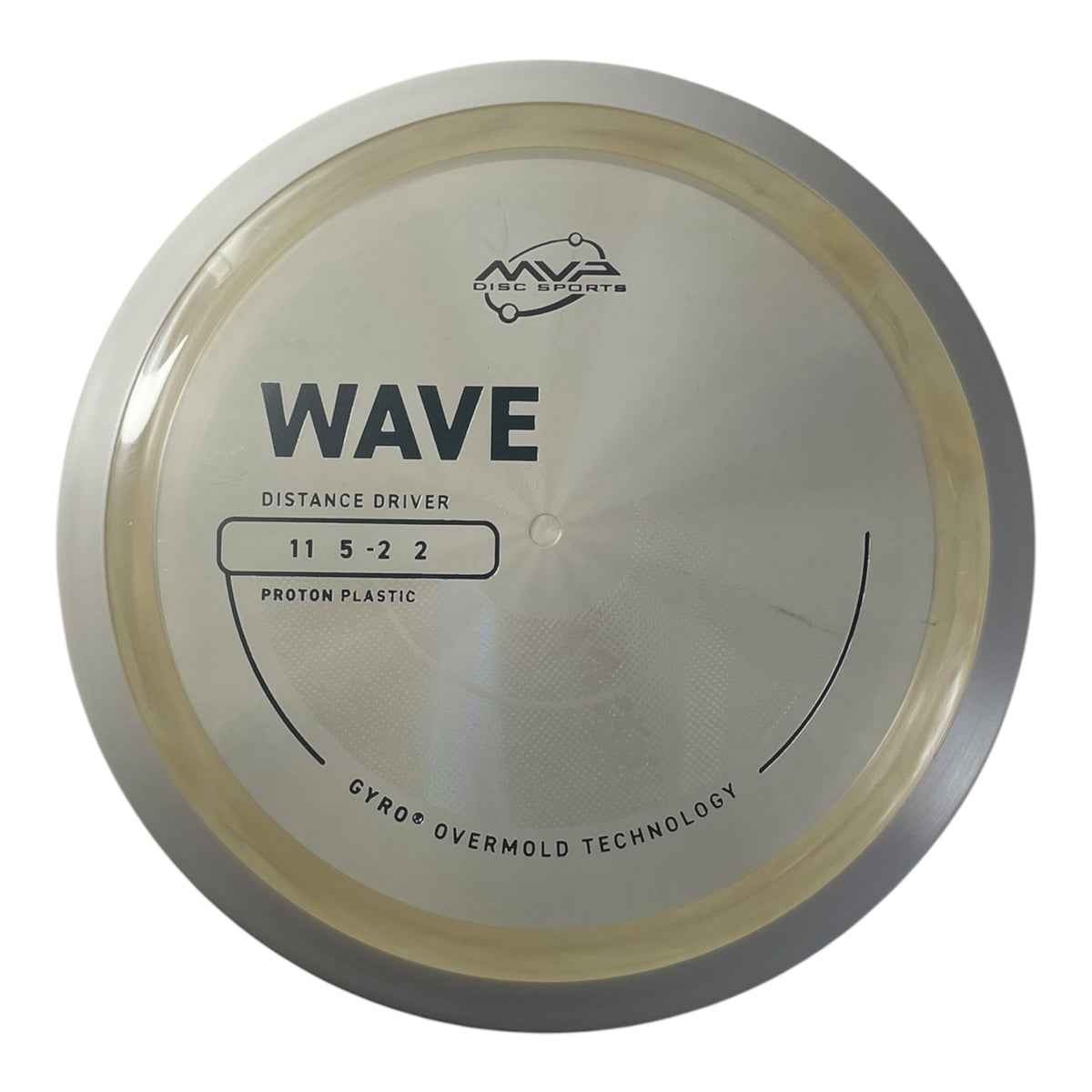 MVP Disc Sports Wave | Proton | Clear/White 164g (Project Lab Coat) Disc Golf