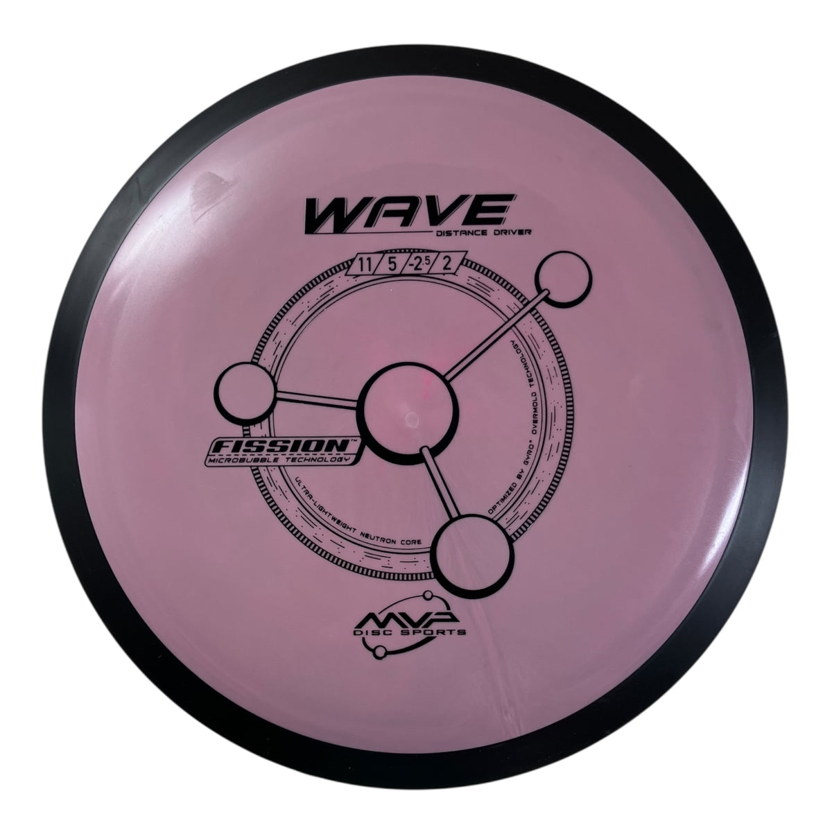MVP Disc Sports Wave - Used Like New | Fission | Purple/Black 166g Disc Golf
