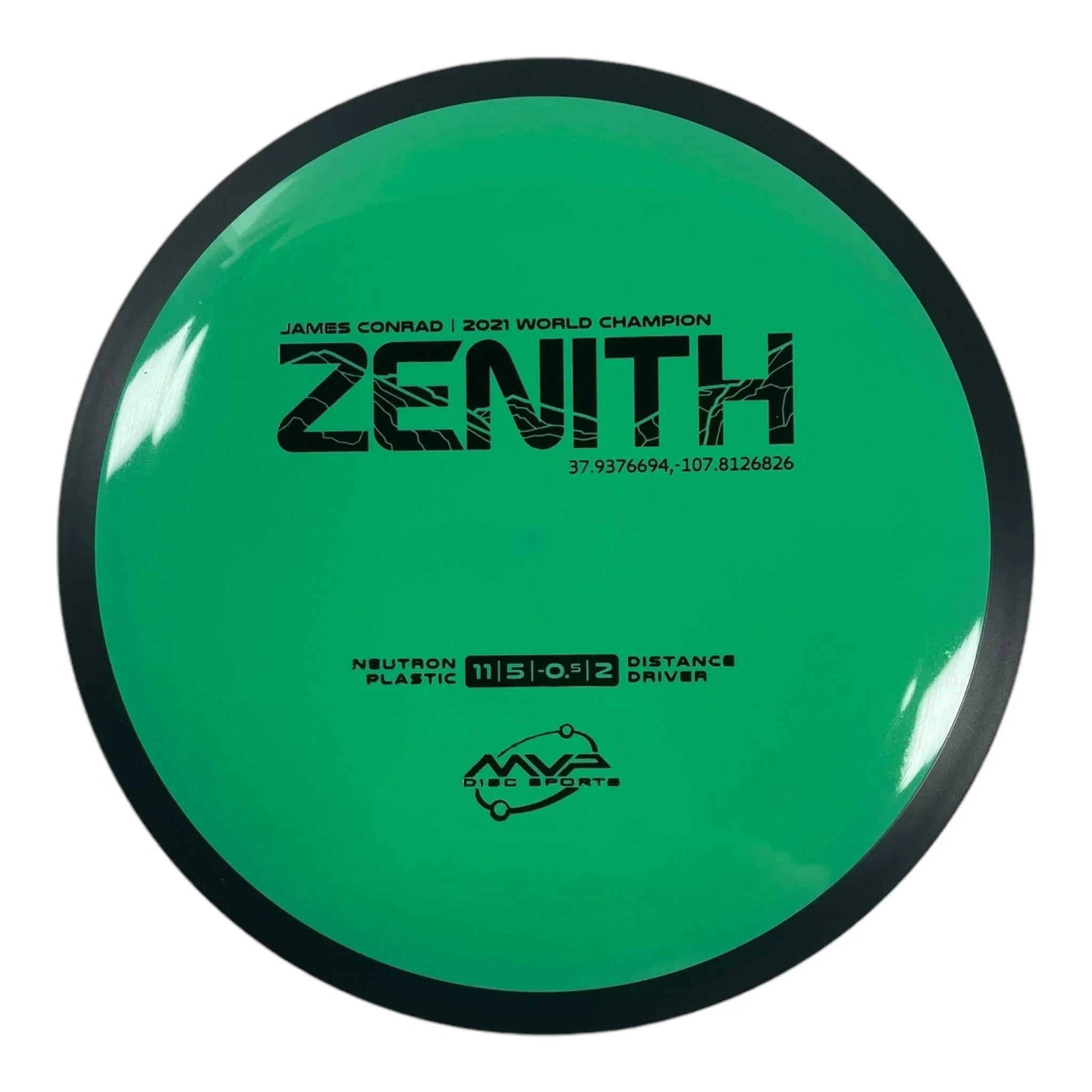 MVP Disc Sports Zenith | Neutron | Green/Black 166g Disc Golf