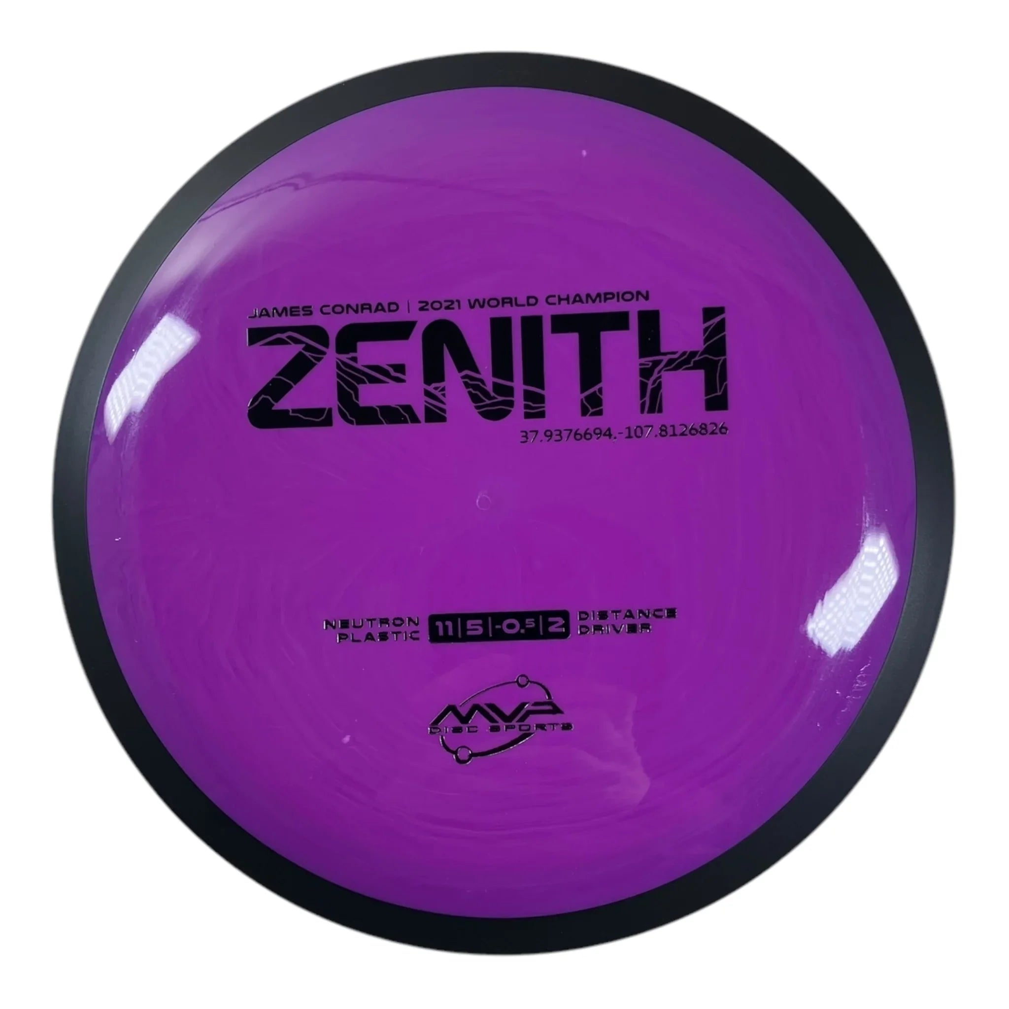 MVP Disc Sports Zenith | Neutron | Purple/Black 167-173g Disc Golf