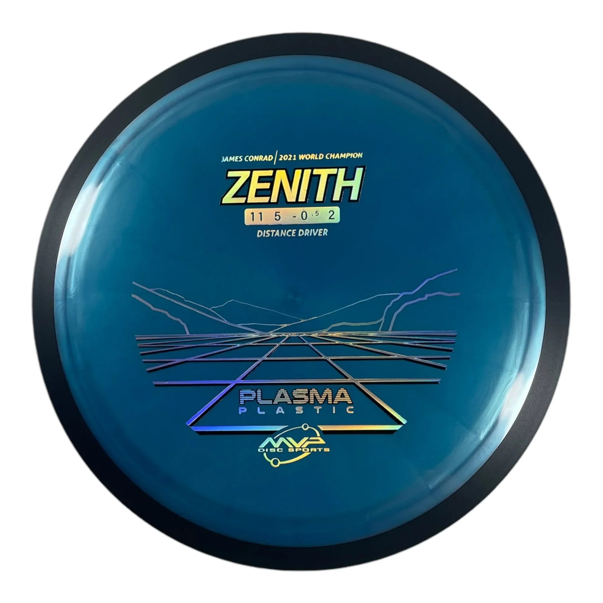 MVP Disc Sports Zenith | Plasma | Blue/Holo 168g (James Conrad) Disc Golf