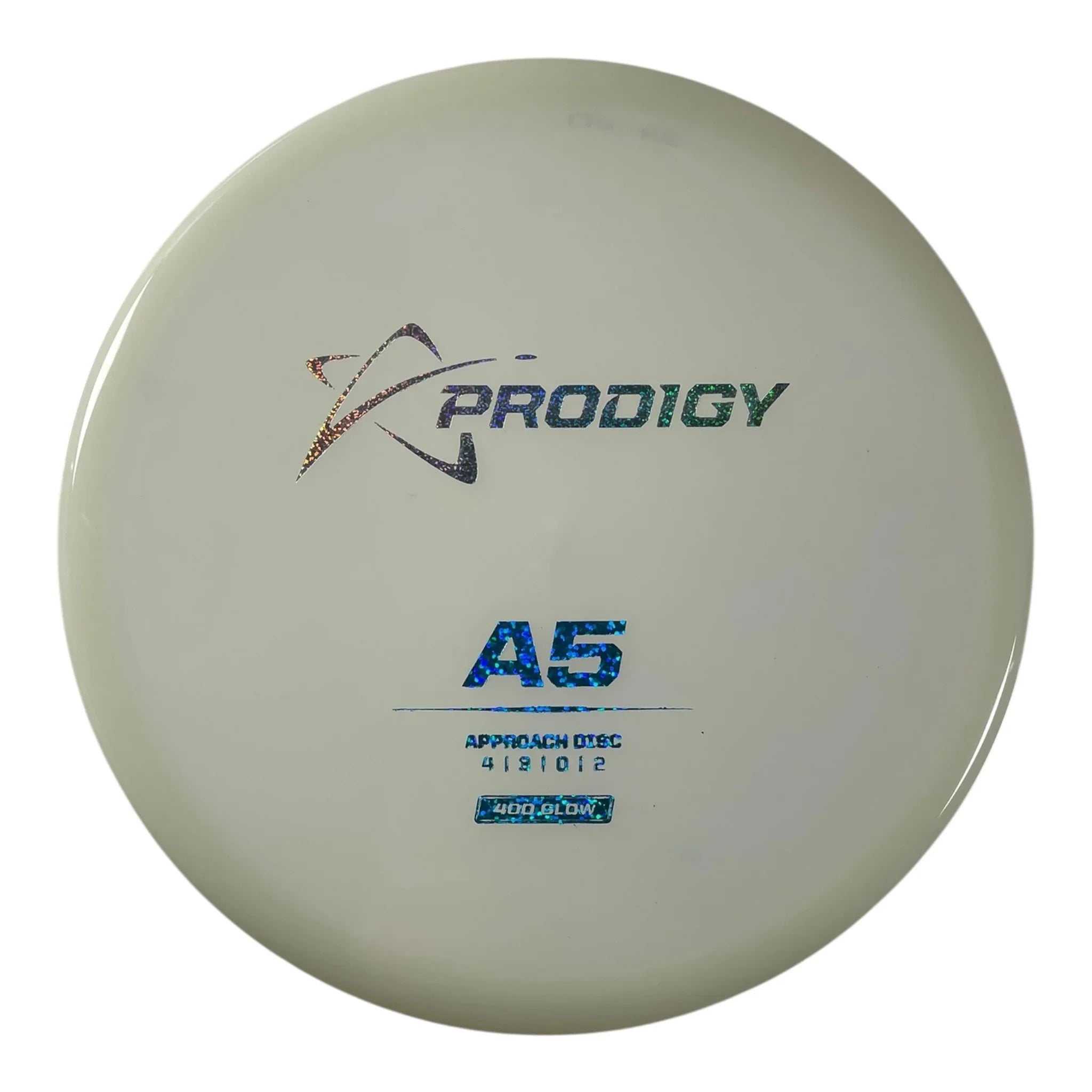 Prodigy Disc A5 | 400 Glow | Glow/Blue Sparkle 176g Disc Golf