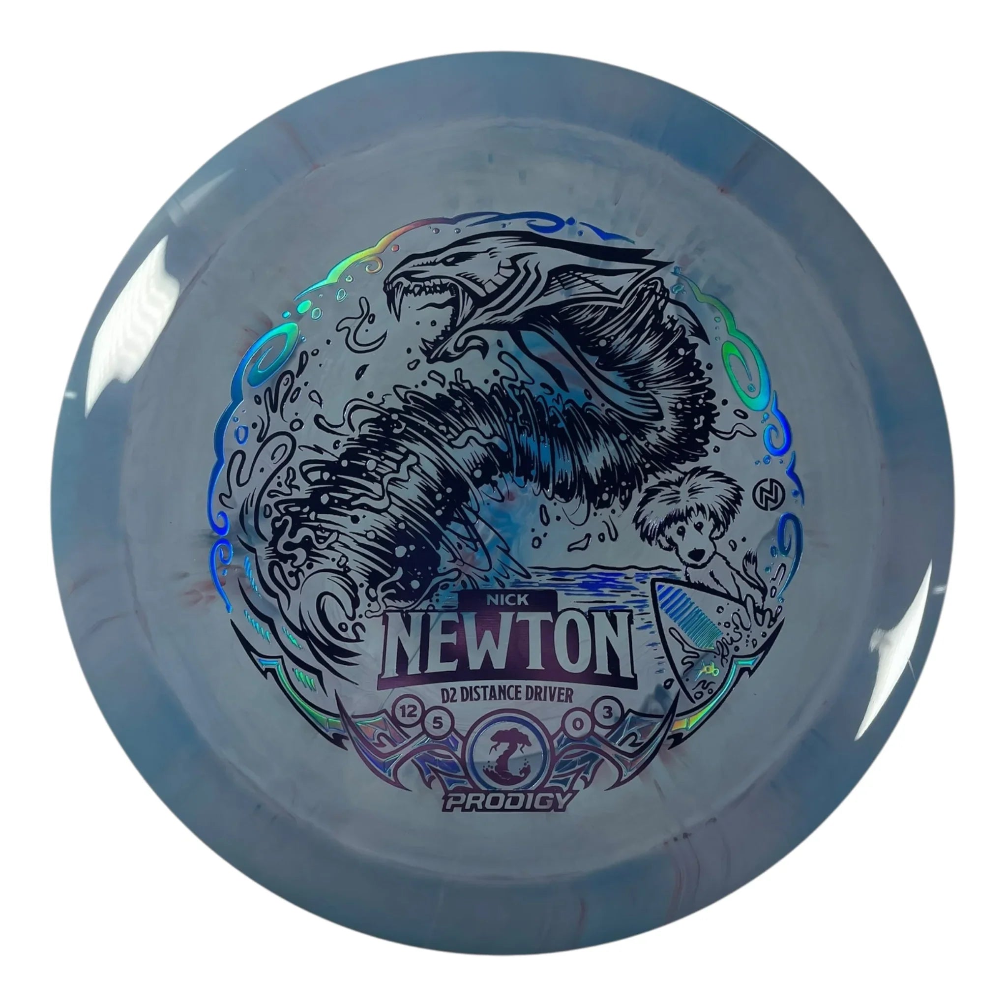 Prodigy Disc D2 | 400 Spectrum | Blue/Purple 172g (Nick Newton) Disc Golf