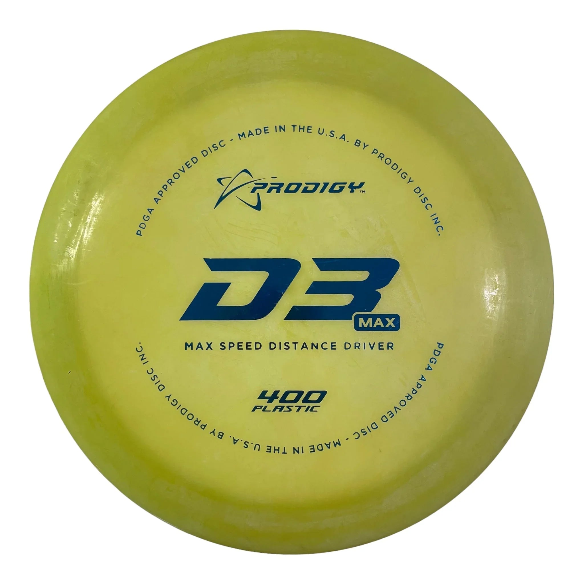 Prodigy Disc D3 Max | 400G | Yellow/Blue 172g (Used Good) Disc Golf
