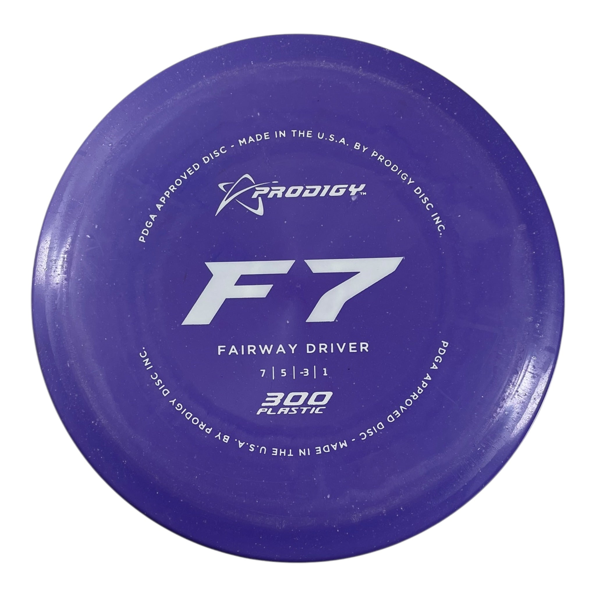 Prodigy Disc F7 | 300 | Purple/White 176g Disc Golf