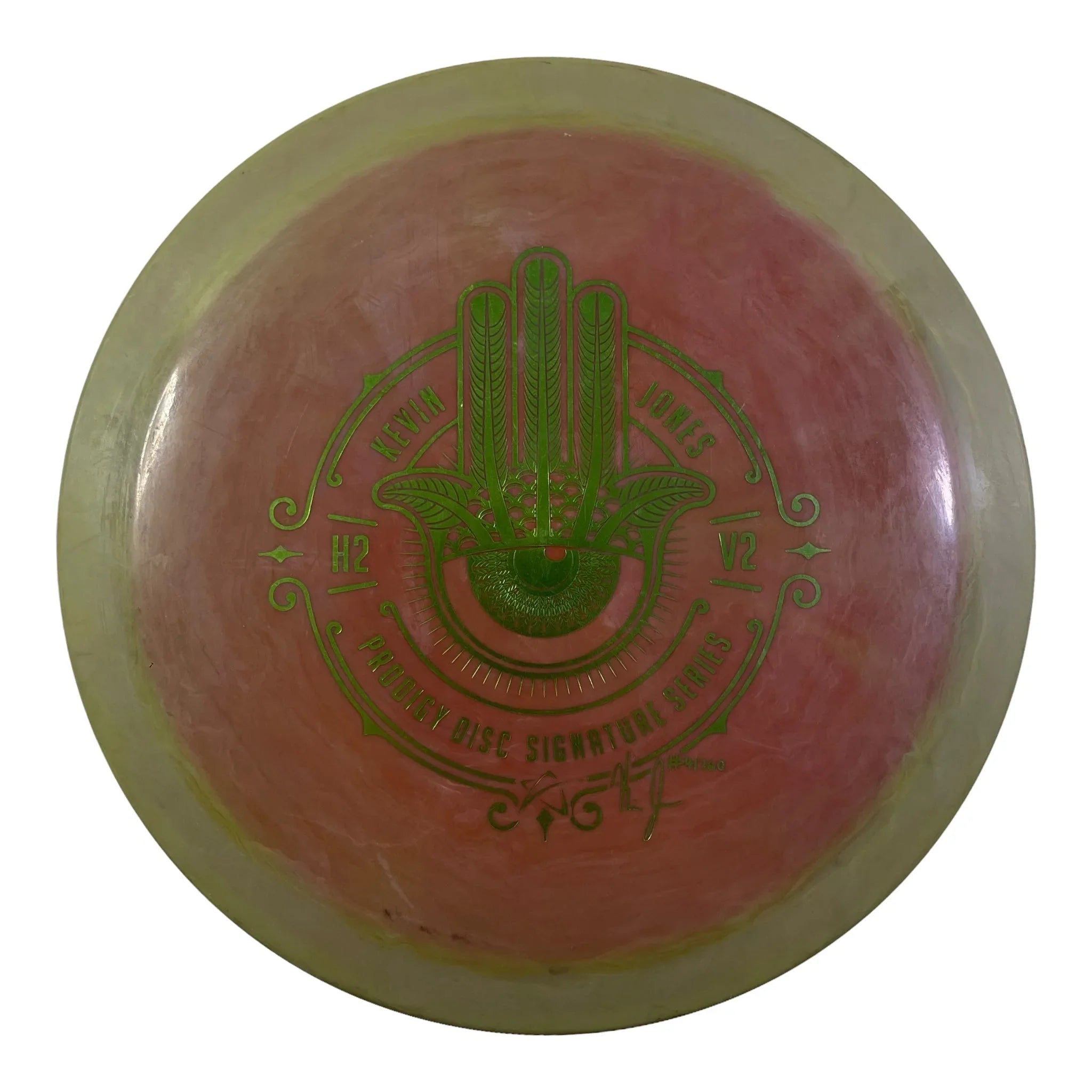Prodigy Disc H2 | 400G | Green/Red | KJ 170g (Used Good) Disc Golf