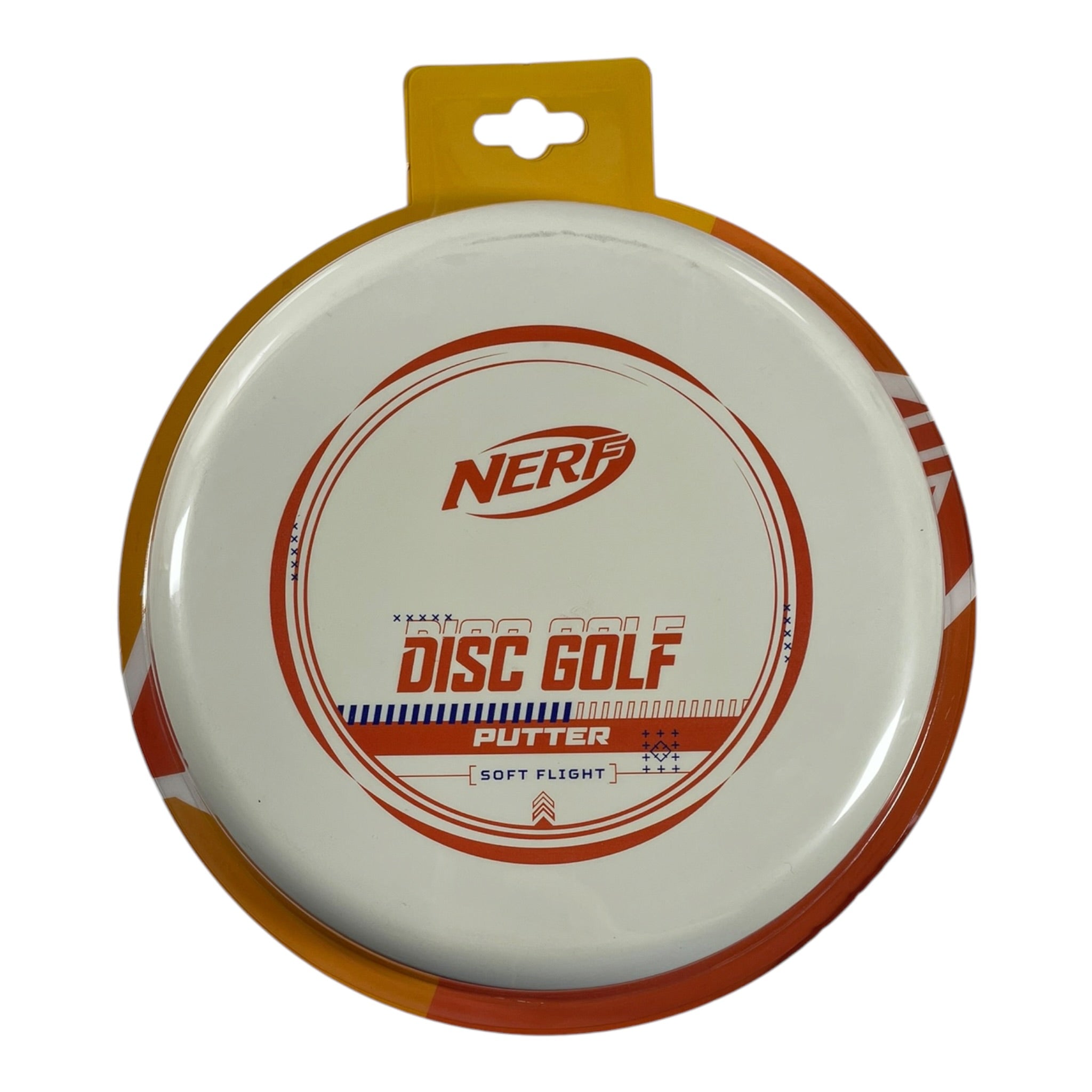 Prodigy Disc Nerf Putter | Soft Flight | White/Orange 100g Disc Golf