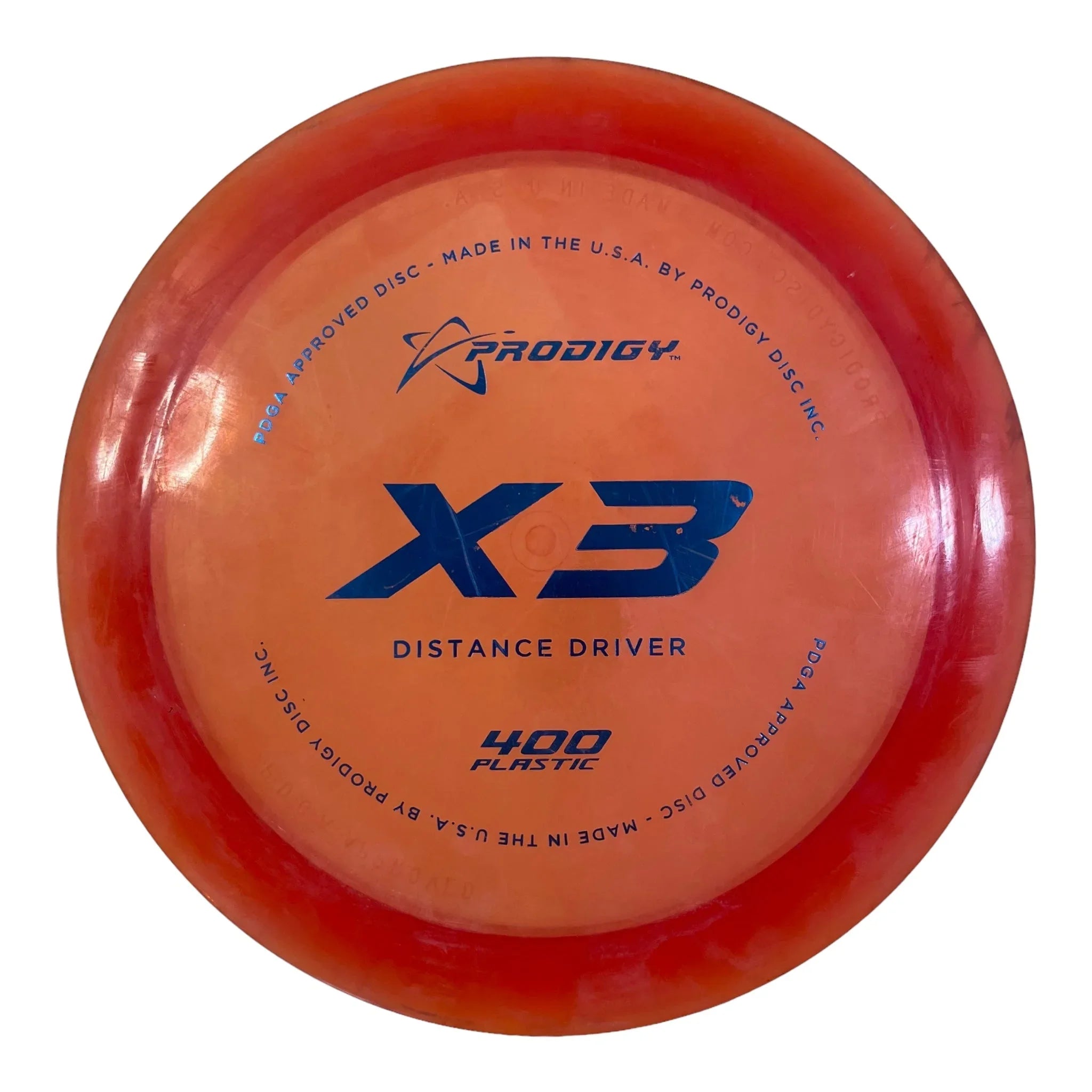 Prodigy Disc X3 - Used Good | 400 | orange/Blue 172g Disc Golf