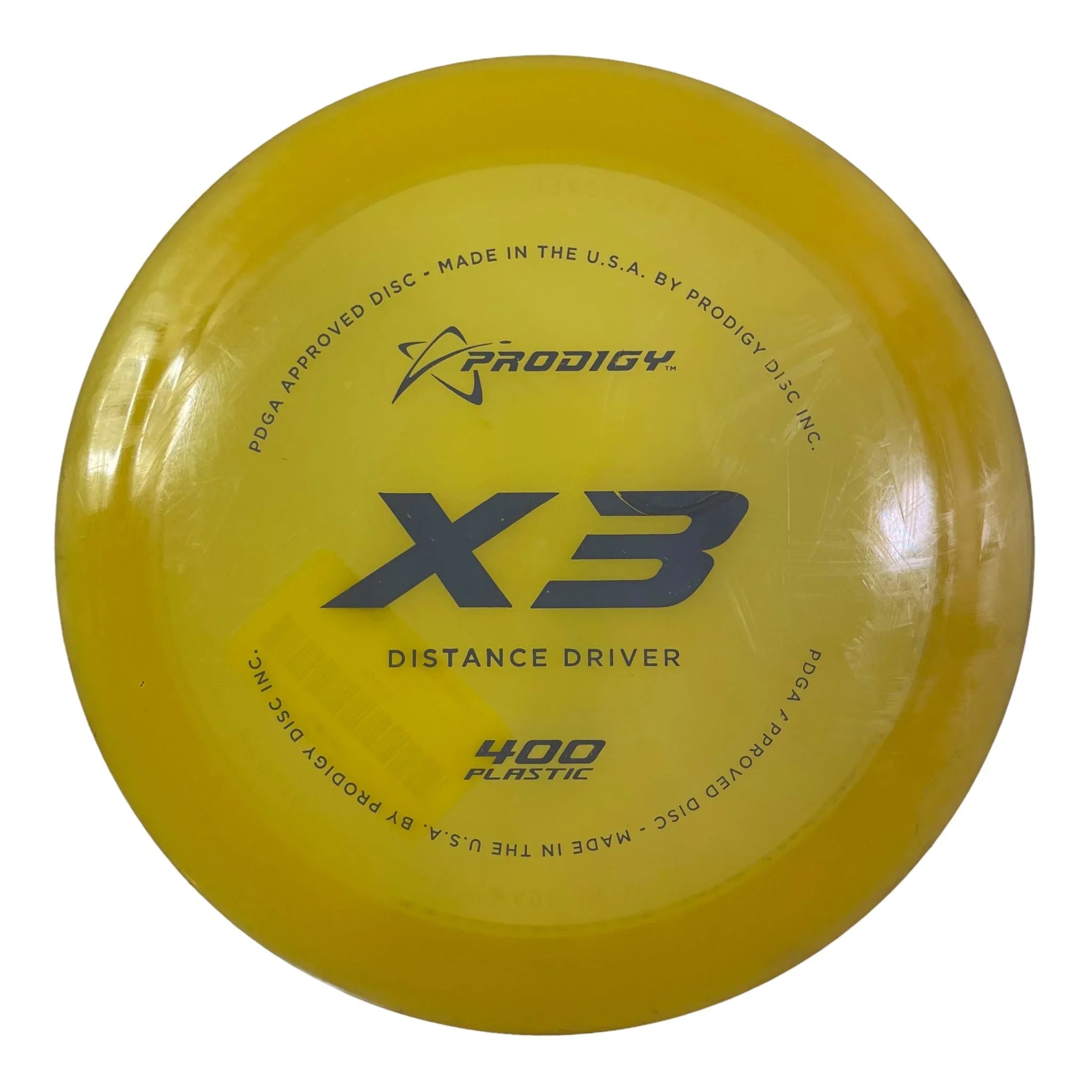 Prodigy Disc X3 - Used Good | 400 | Yellow/Silver 173g Disc Golf
