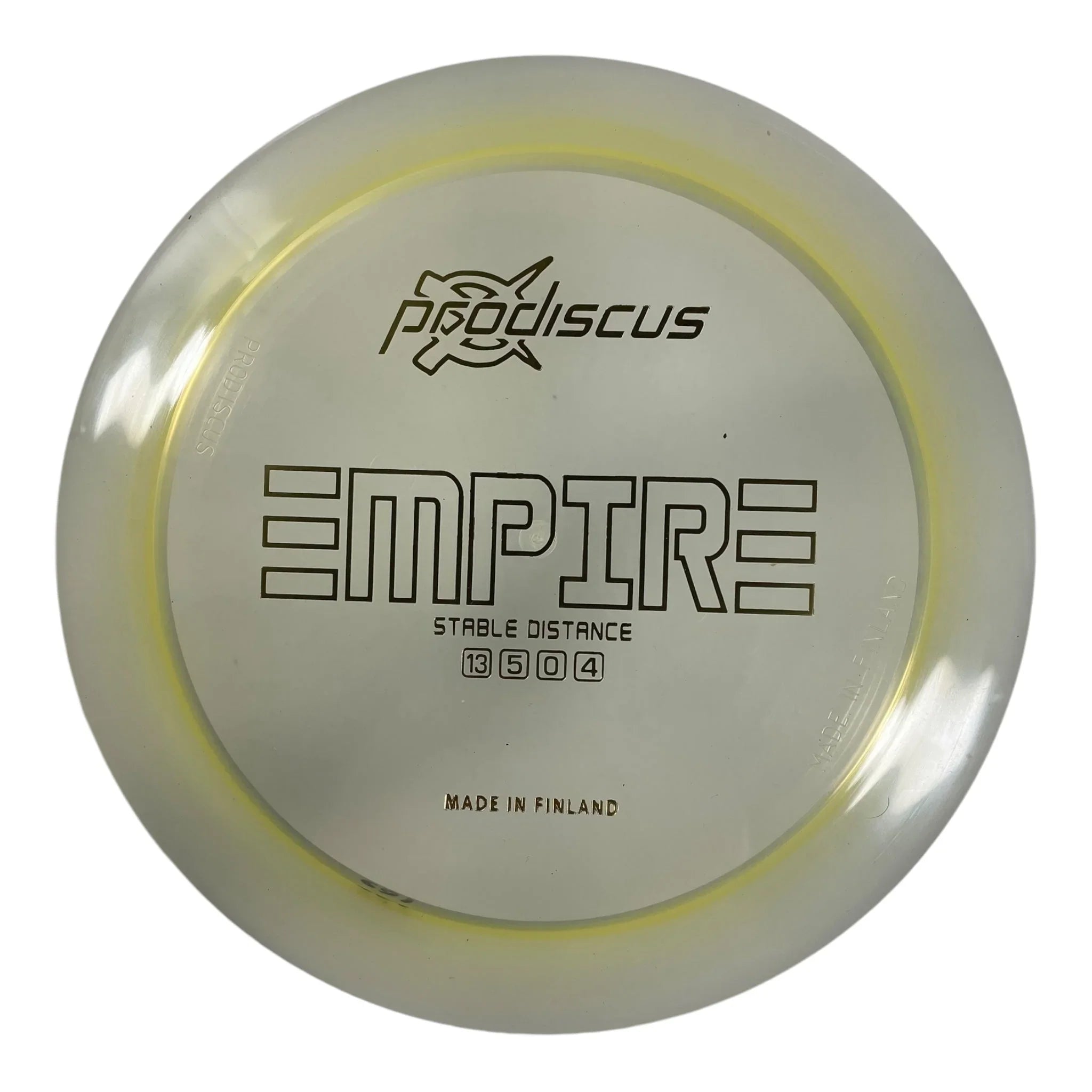 Prodiscus Empire | Premium | Clear/Gold 169g Disc Golf