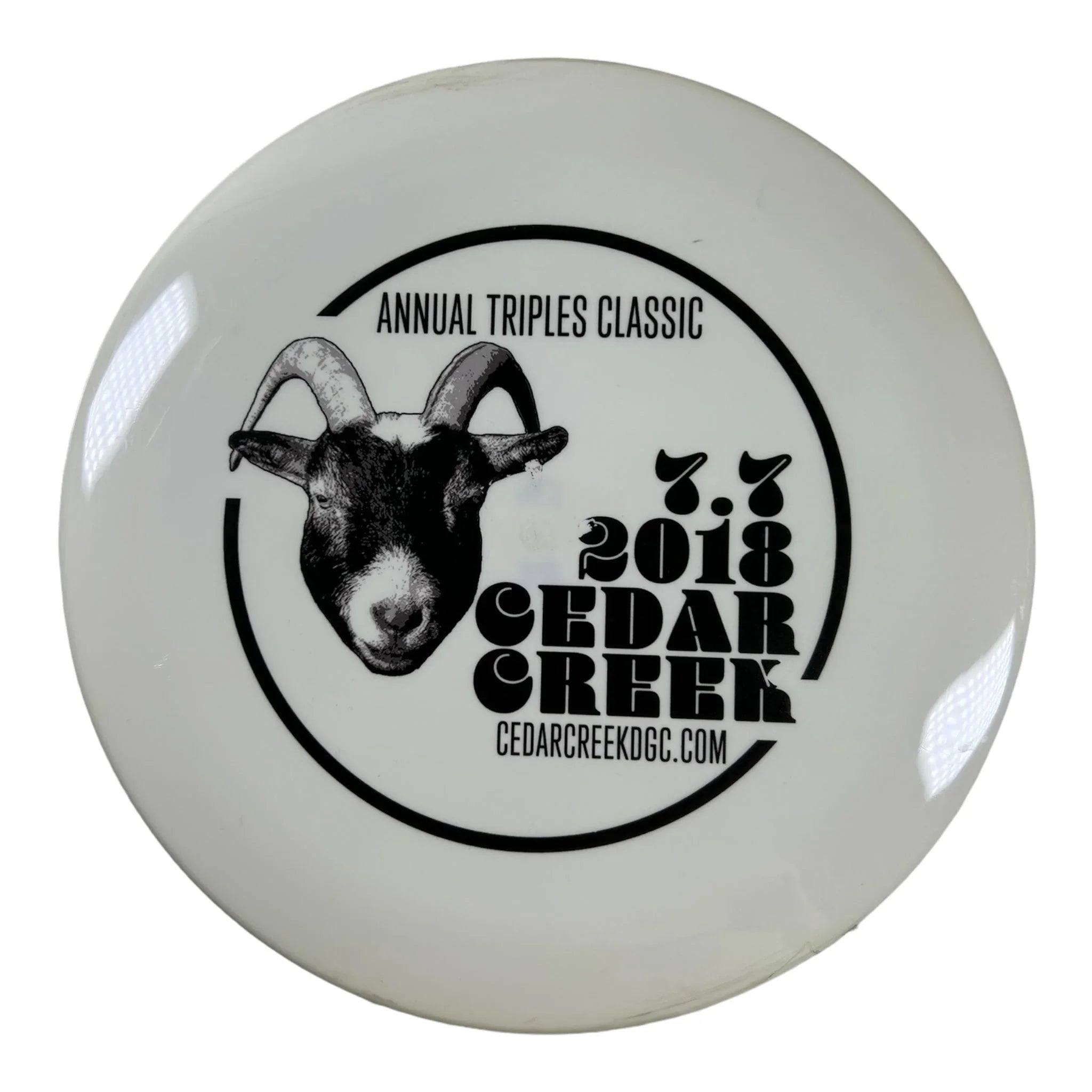 Prodiscus Razeri - Used Like New | Premium | White/Black 176g (Cedar Creek 2018) Disc Golf