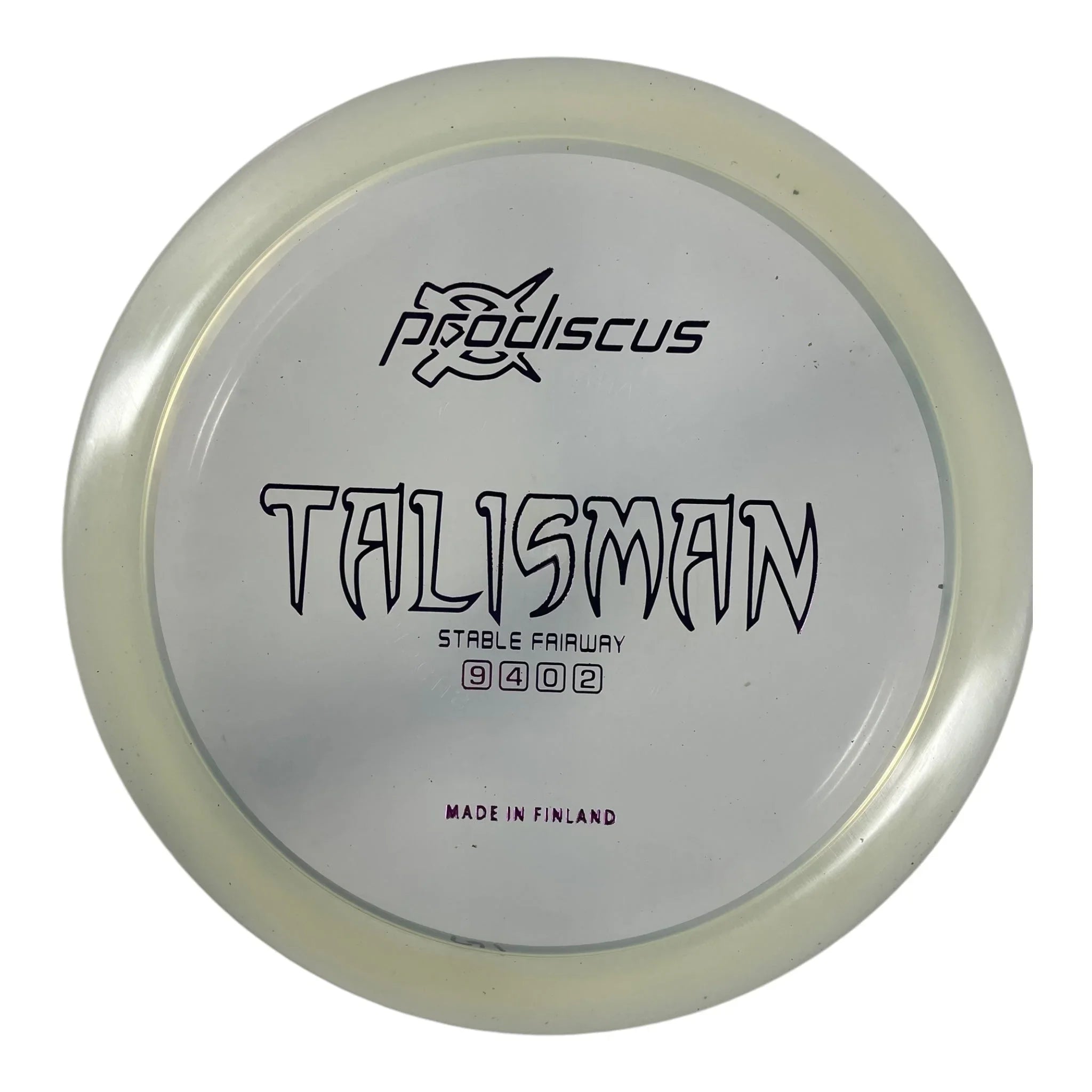 Prodiscus Talisman | Premium | Clear/Purple 167g Disc Golf