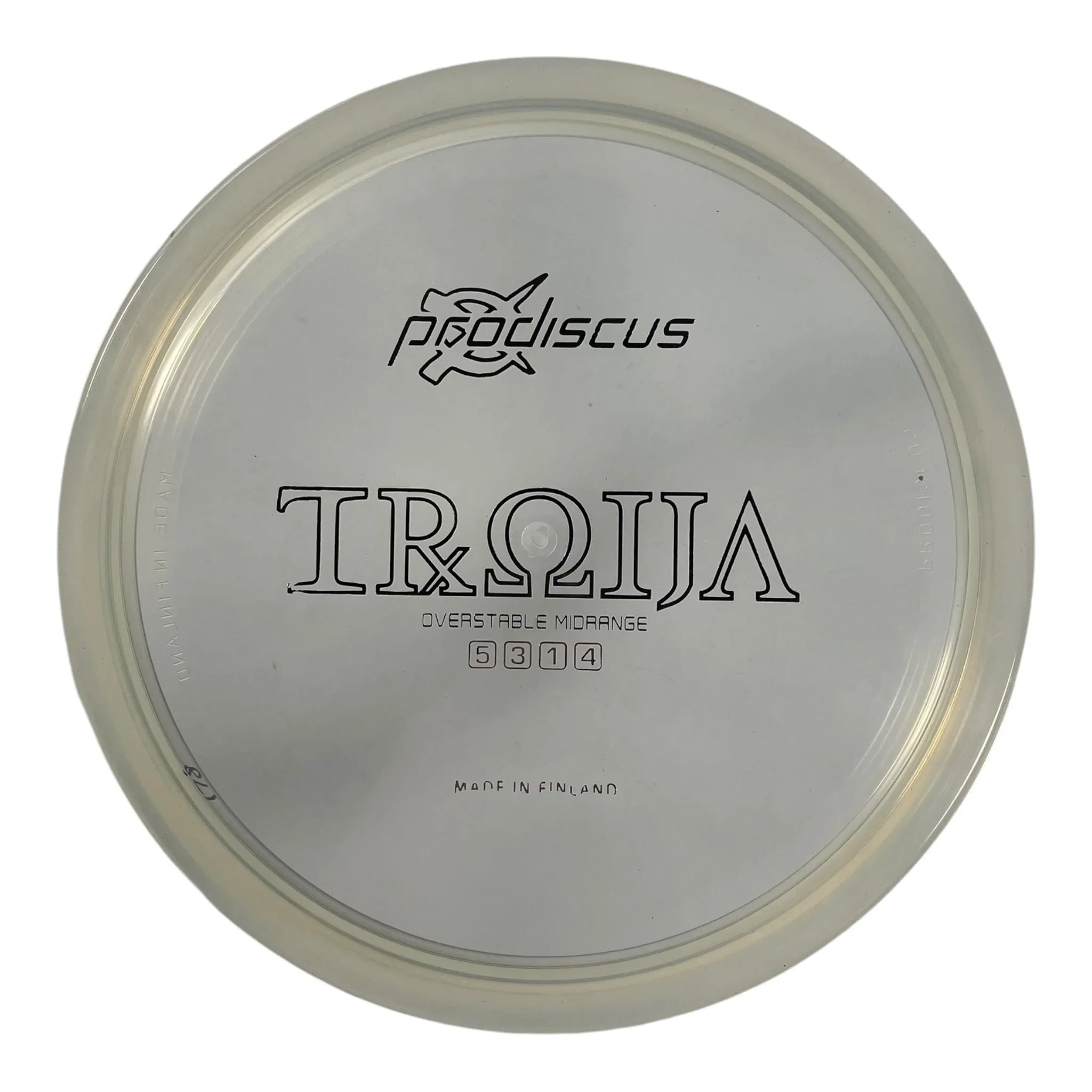 Prodiscus Troija | Premium | Clear/Silver 178g Disc Golf