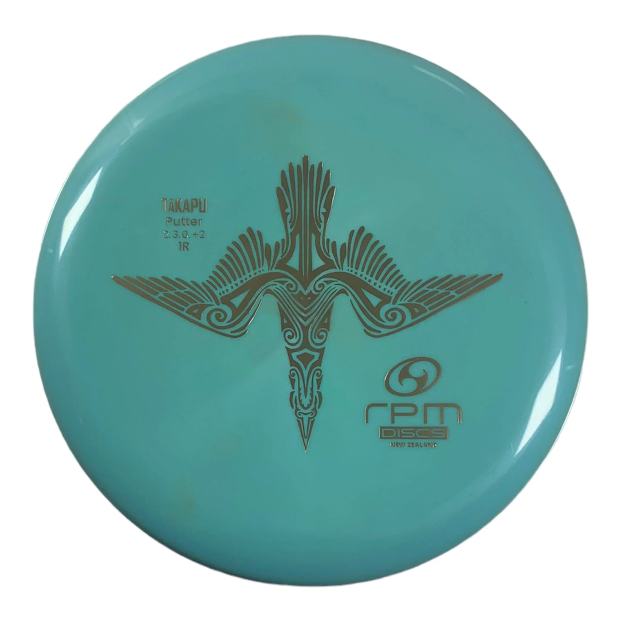 RPM Discs Takapu | Atomic | Blue/Gold 173g Disc Golf