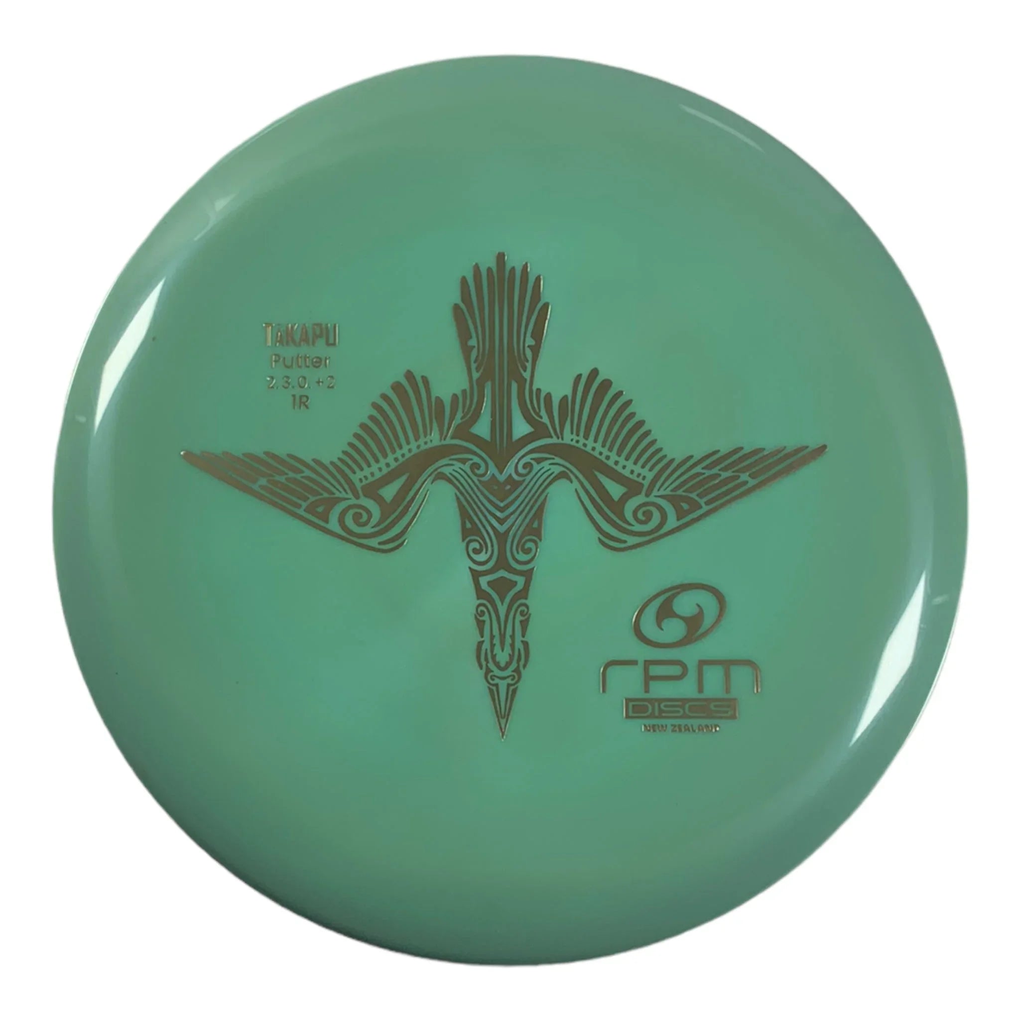 RPM Discs Takapu | Atomic | Green/Gold 173g Disc Golf