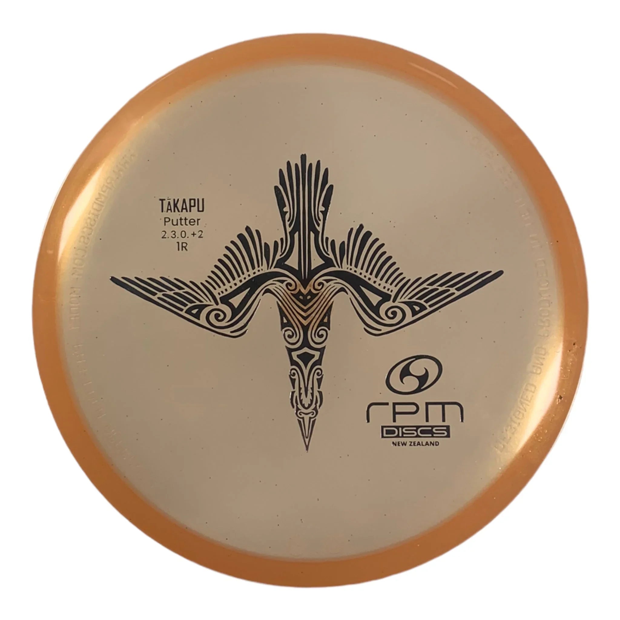RPM Discs Takapu | Cosmic | Orange/Silver 170g Disc Golf