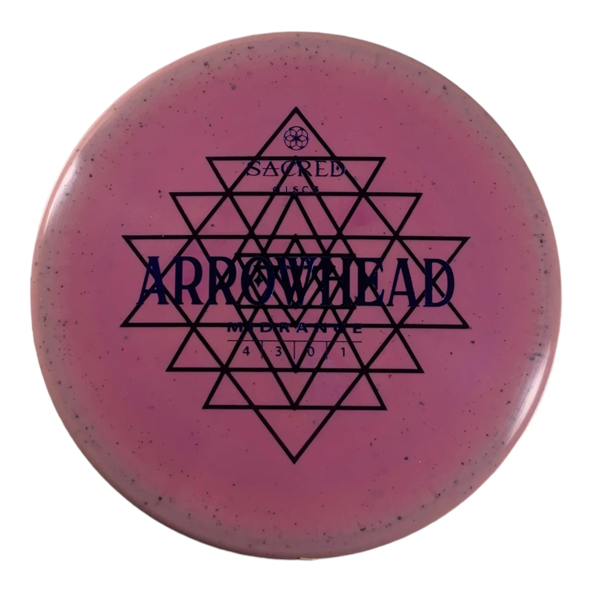Sacred Discs Arrowhead | Alchemy Blend | Pink/Blue 174g Disc Golf