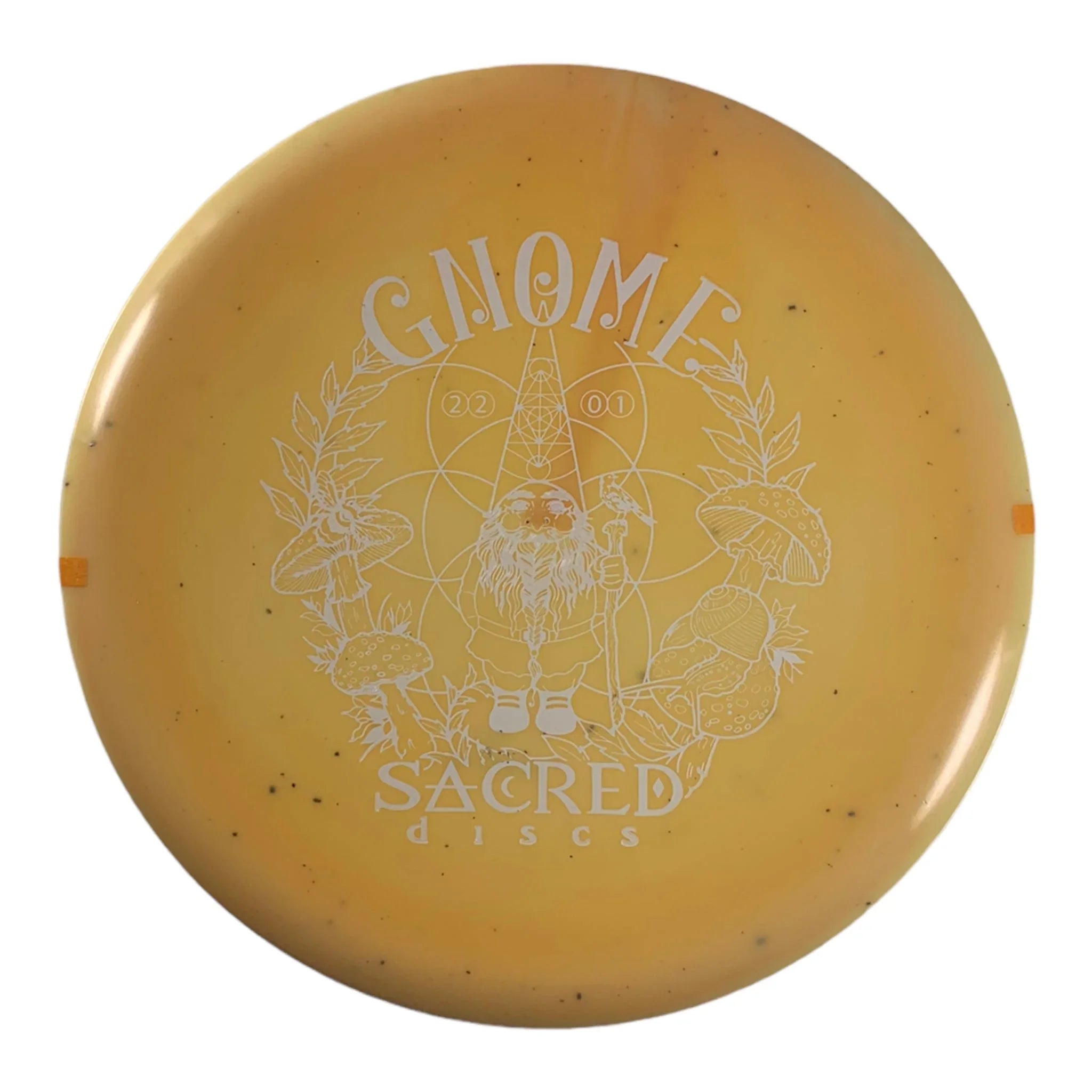 Sacred Discs Gnome | Alchemy Blend | Yellow/White 171g Disc Golf