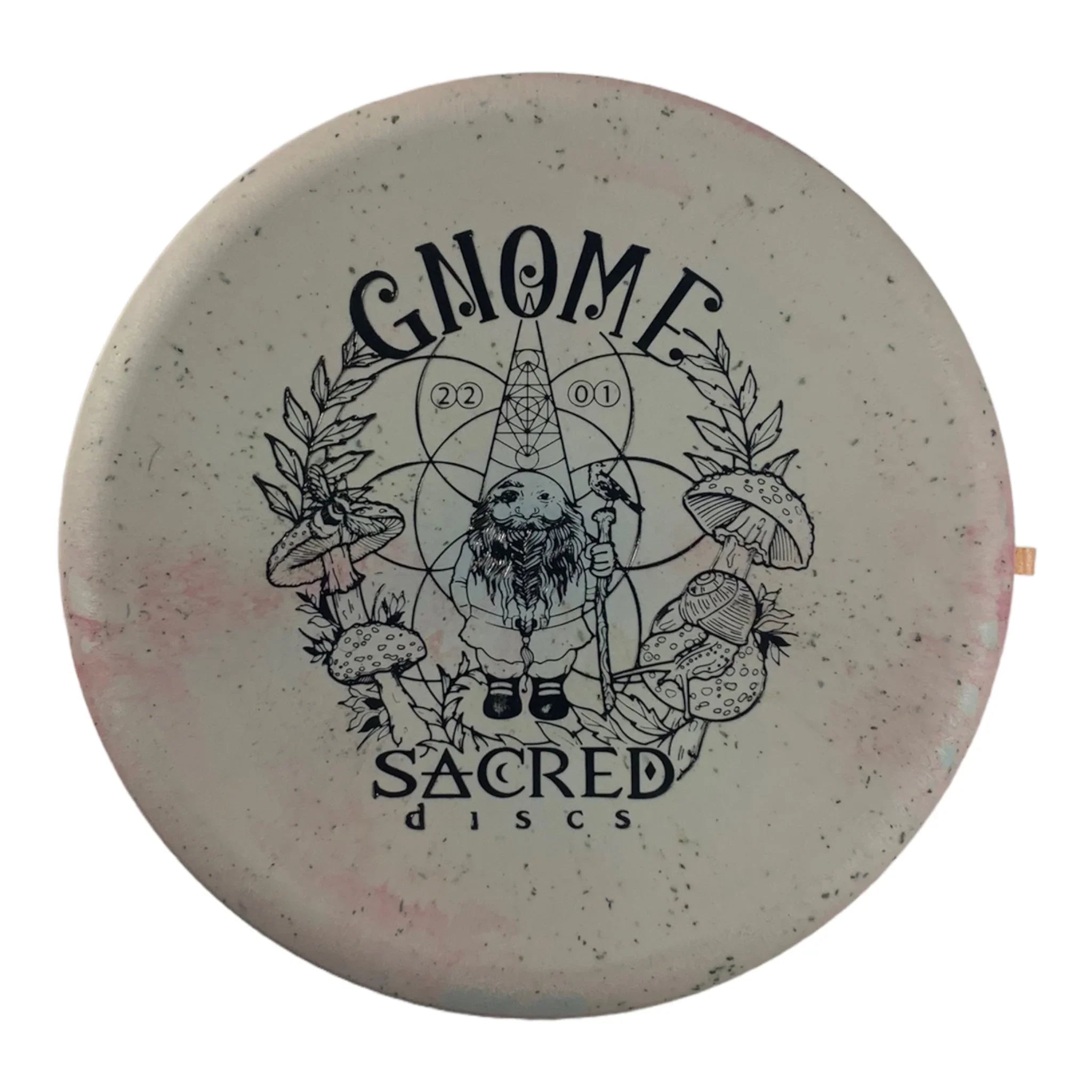 Sacred Discs Gnome | Aroma Blend | White/Black 175g Disc Golf