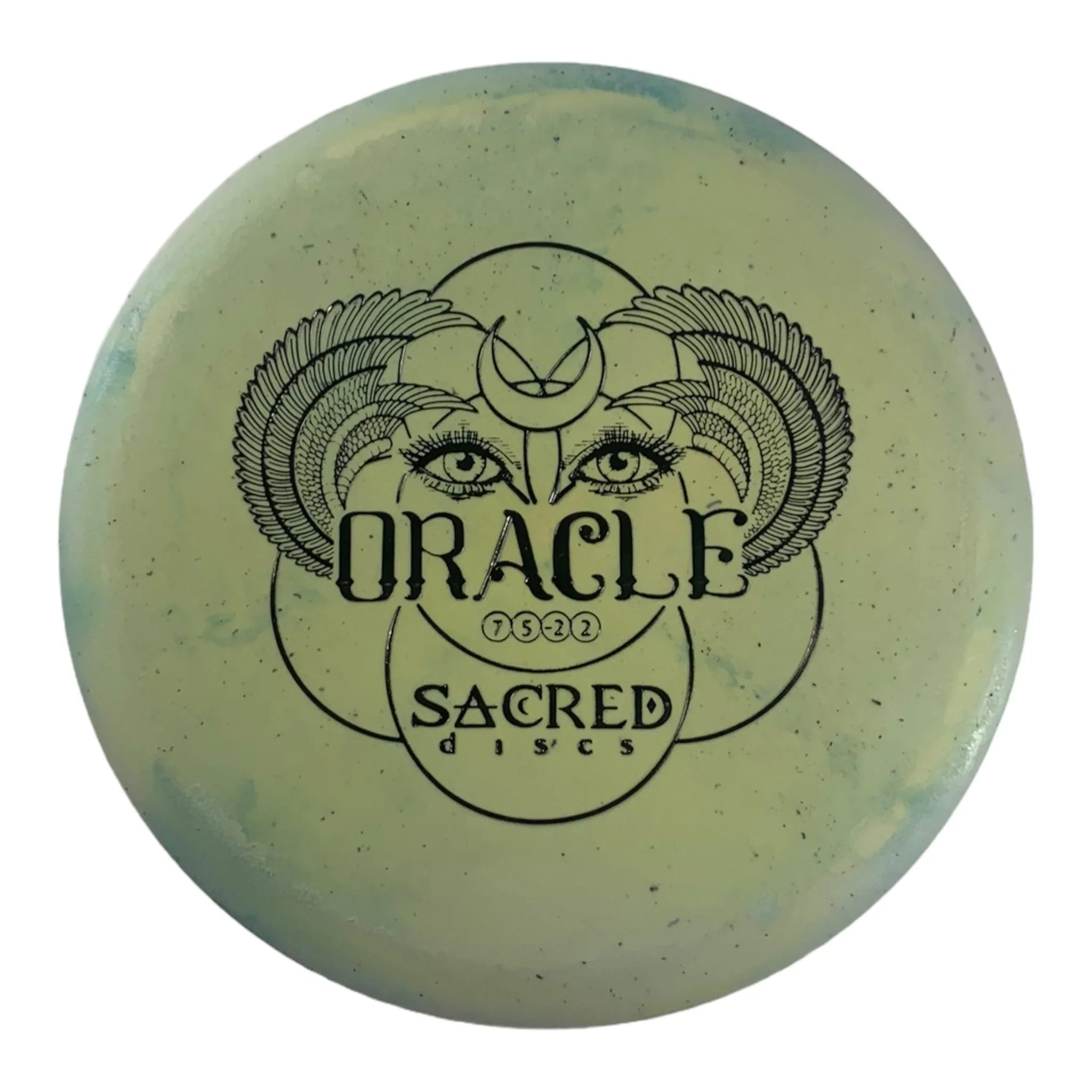 Sacred Discs Oracle | Aroma Blend | Yellow/Black 174g Disc Golf