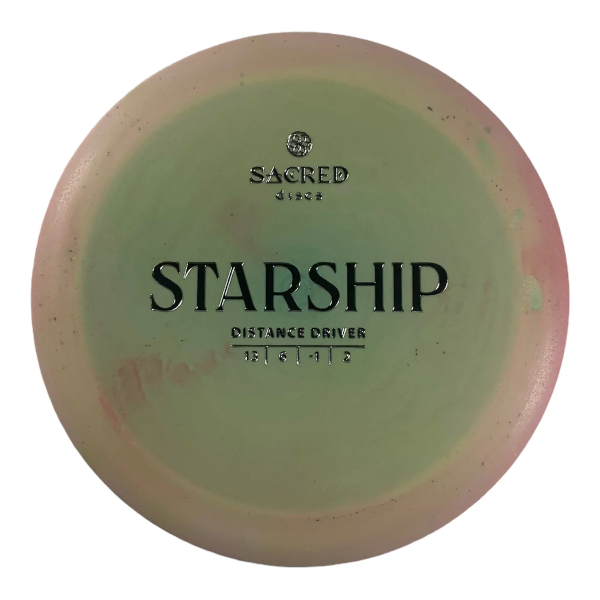 Sacred Discs Starship | Aroma Blend | Green/Silver 170g Disc Golf
